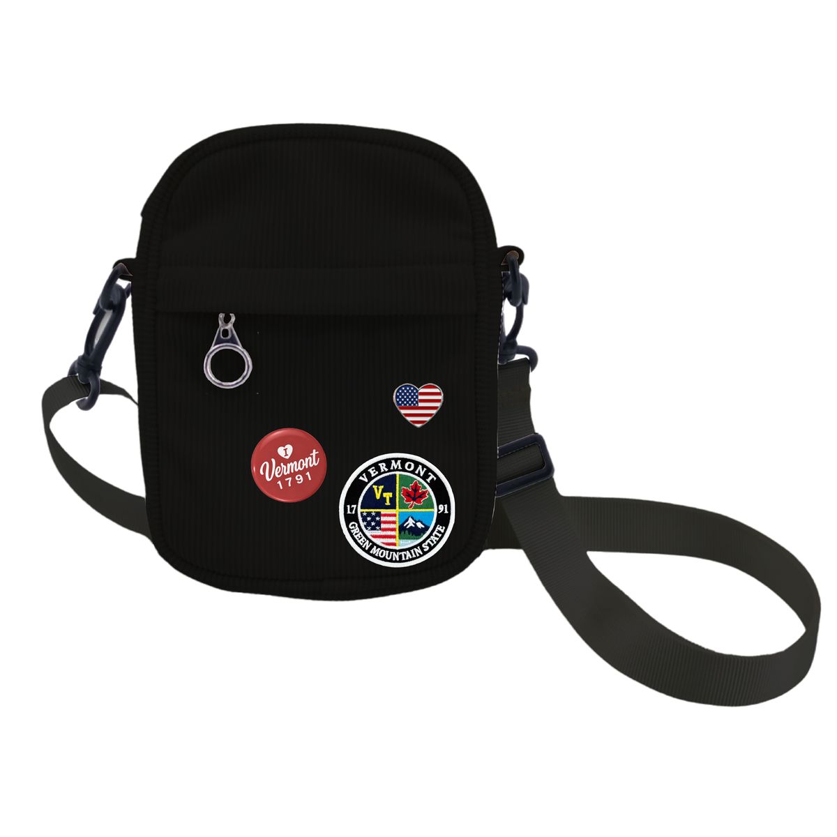 Vermont Corduroy Crossbody Bag | Compact Travel Shoulder Bag