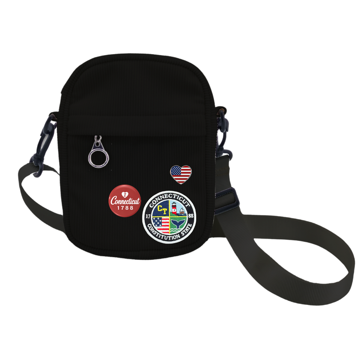 Connecticut Corduroy Crossbody Bag | Lightweight Travel Shoulder Bag