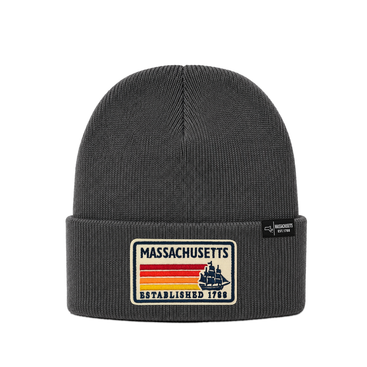 Massachusetts Heritage Universal Knit Beanie | Classic State Winter Hat