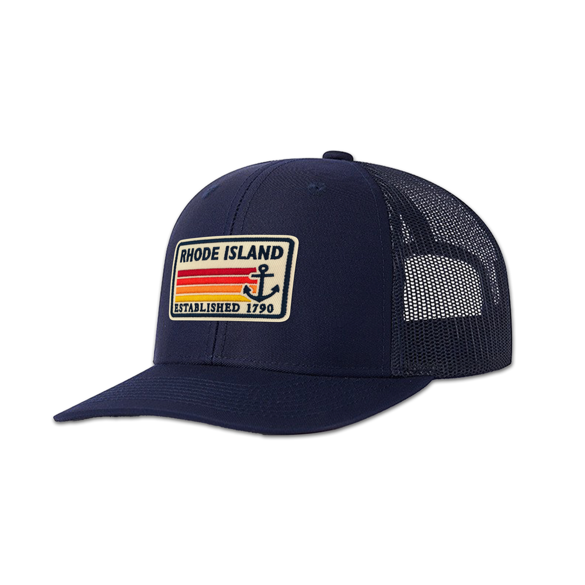 Rhode Island Heritage Trucker Hat | Vintage Mesh Back Outdoor Cap