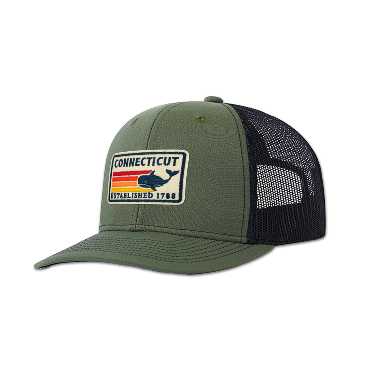 Connecticut Heritage Trucker Hat | Vintage Mesh Back Outdoor Cap