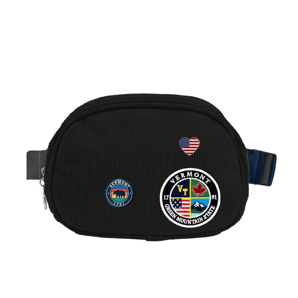 Vermont Corduroy Belt Bag | Adjustable Travel Waist & Crossbody Bag