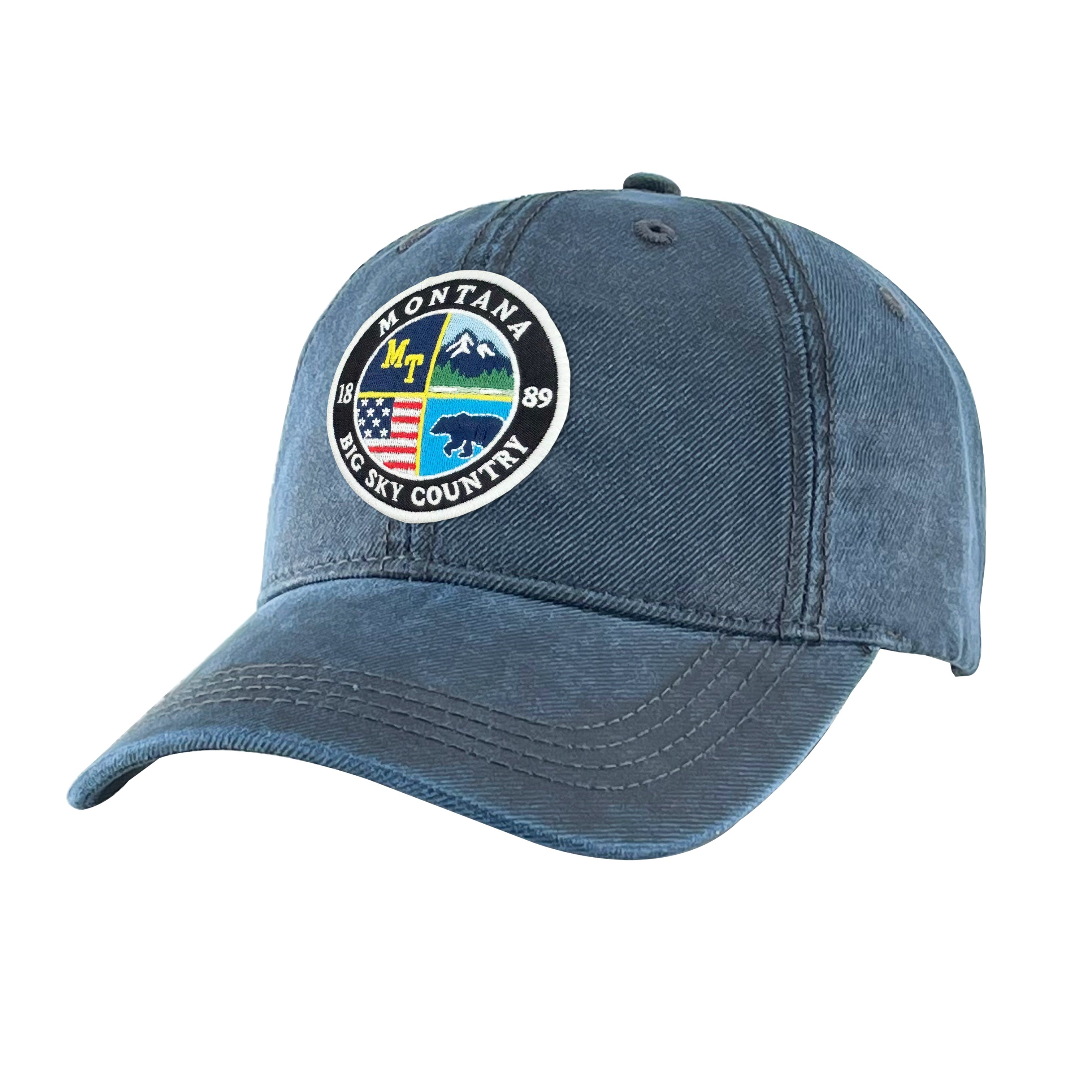Montana Vintage Patch Baseball Cap ¨C Outdoor Adventure Hat for Travel & Everyday Wear