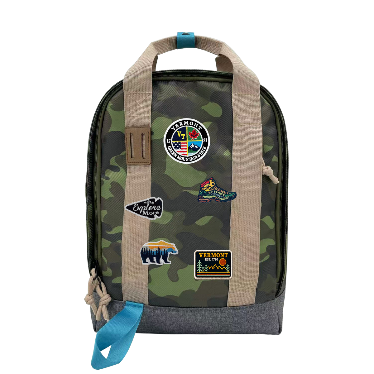 Vermont Green Mountain Laptop Backpack | Waterproof Travel Backpack