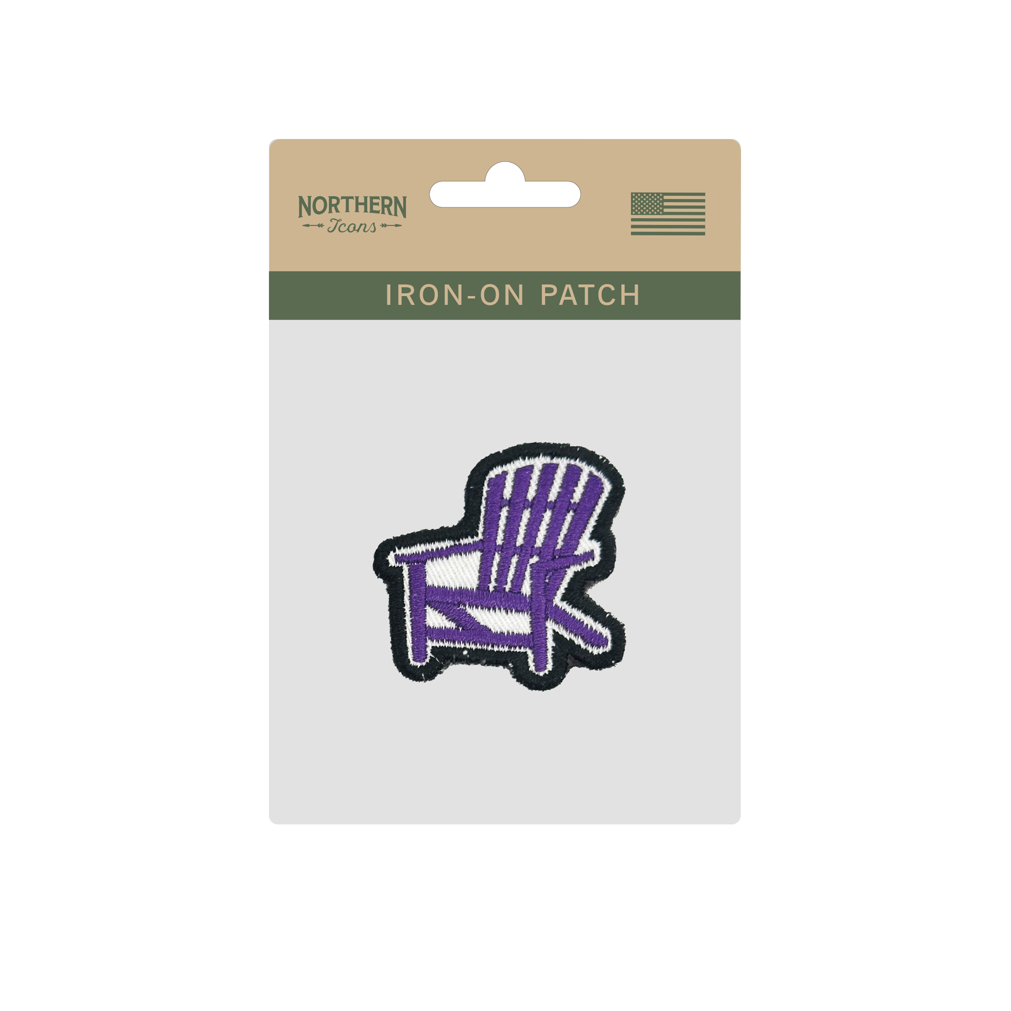 Adirondack Chair Iron On Embroidery Patch