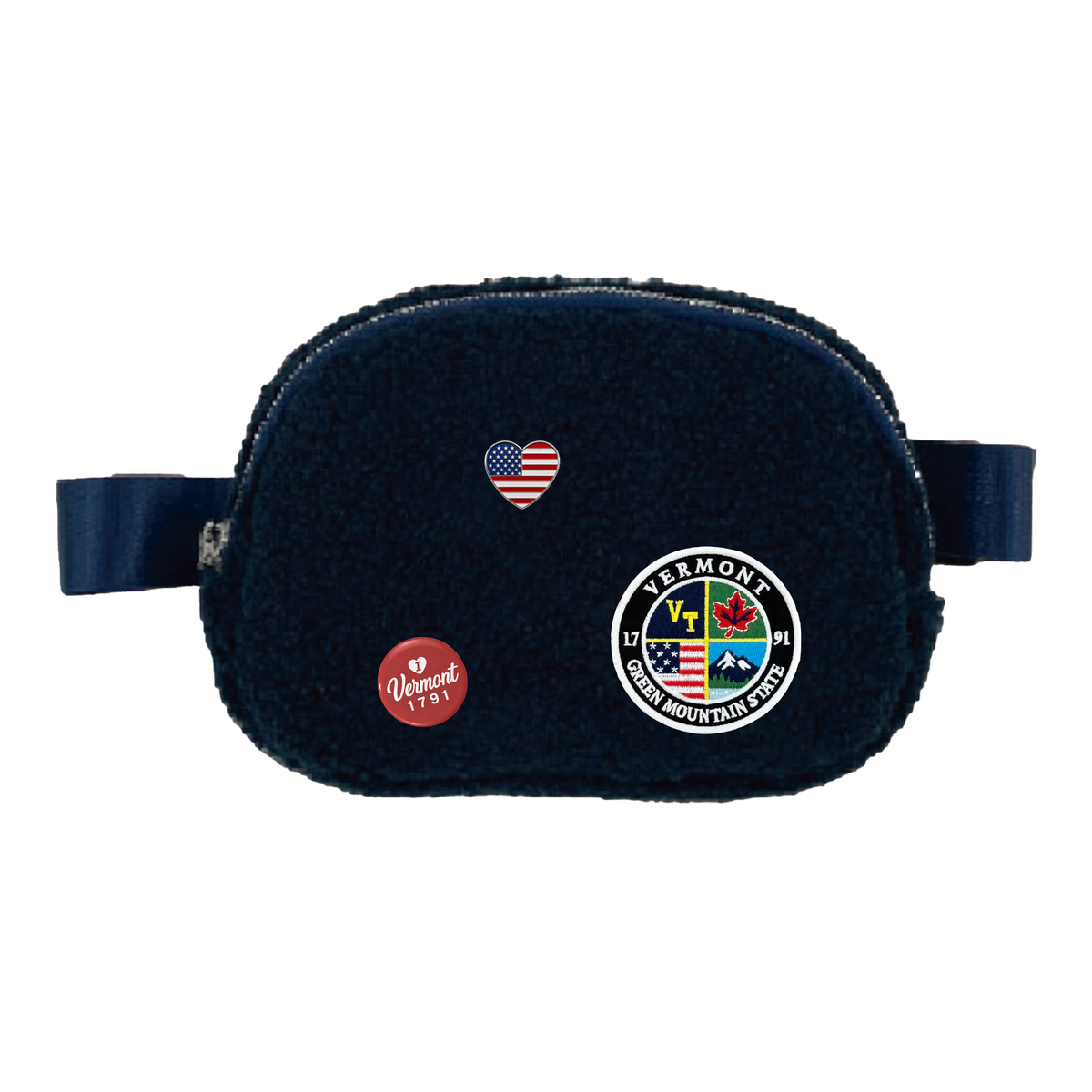 Vermont Sherpa Belt Bag | Cozy Fleece Waist Bag