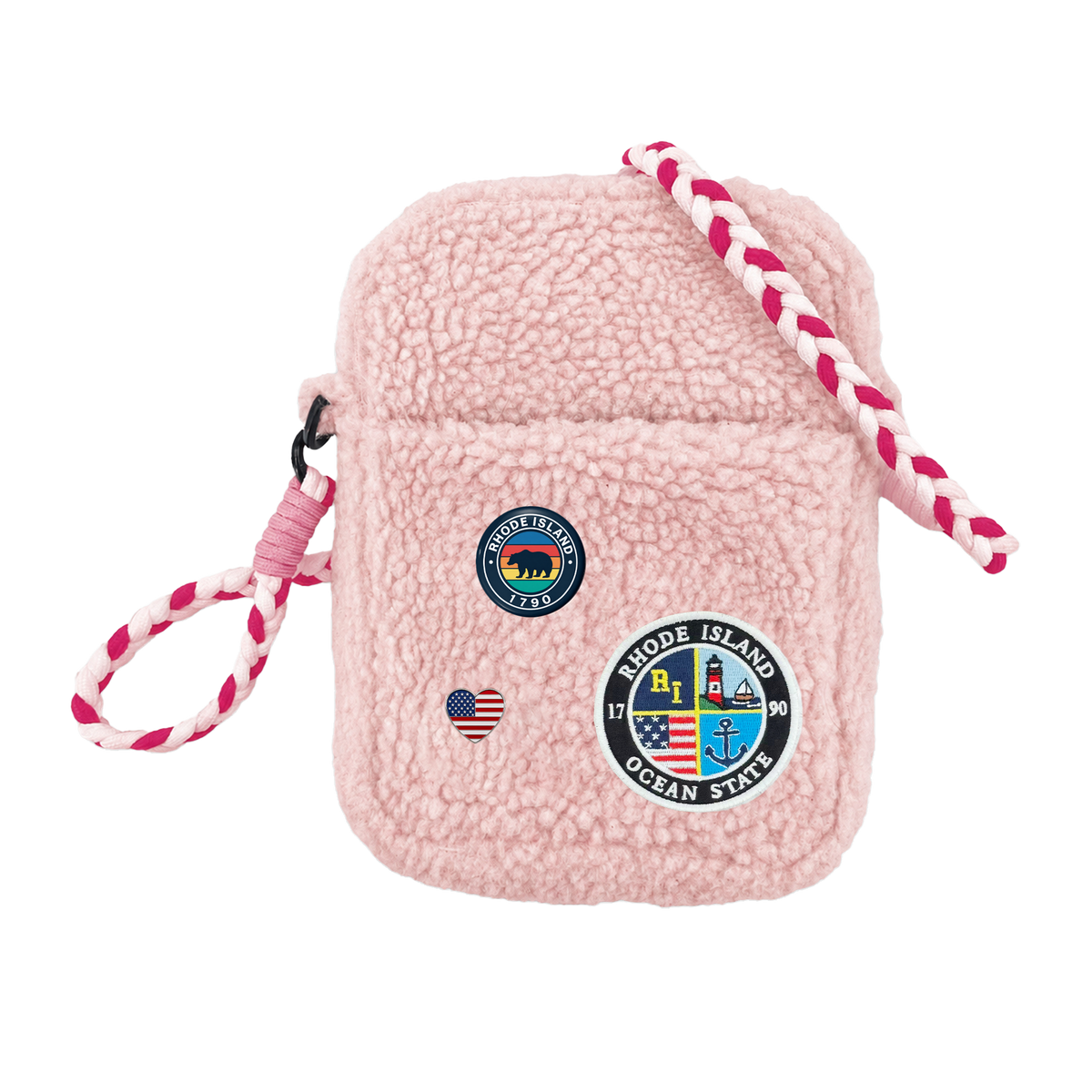 Rhode Island Sherpa Mini Crossbody Bag | Cozy Travel Shoulder Bag
