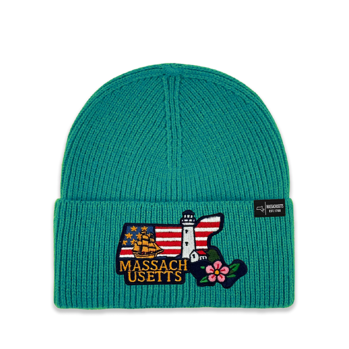 Massachusetts Heritage Knit Beanie - Classic State Winter Hat