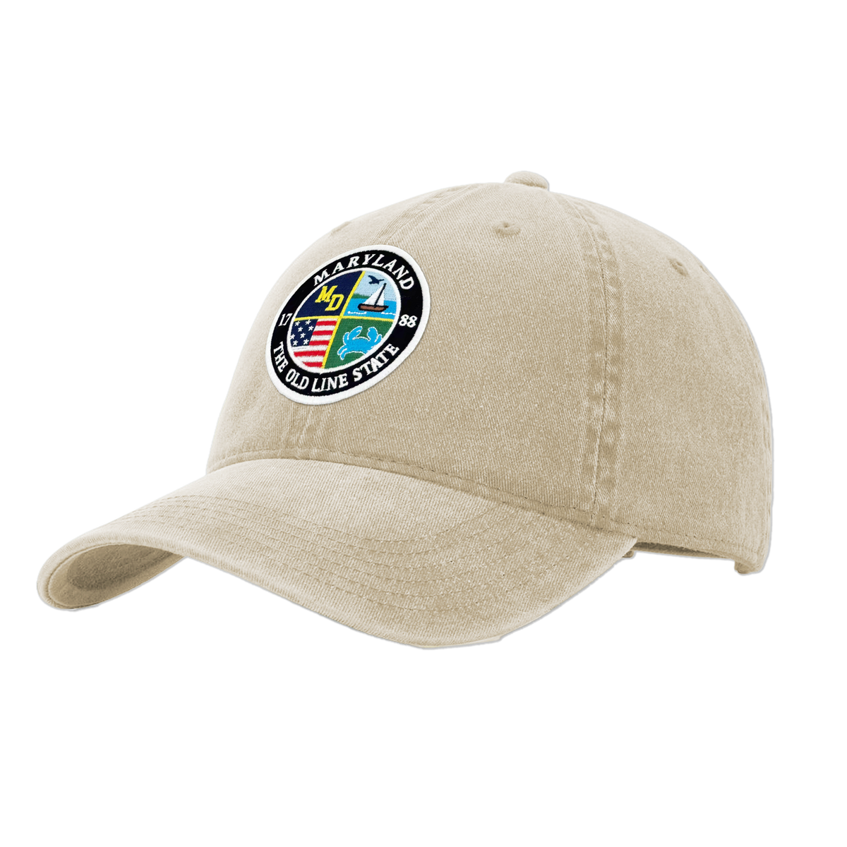 Maryland Heritage Pigment Dye Washed Cap - Vintage Baseball Hat