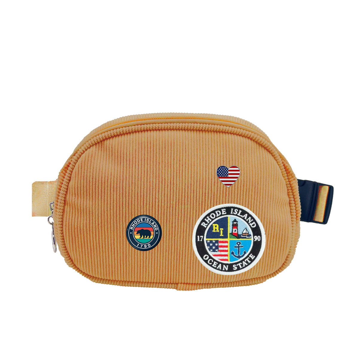 Rhode Island Corduroy Belt Bag | Lightweight Travel Crossbody Waist Bag