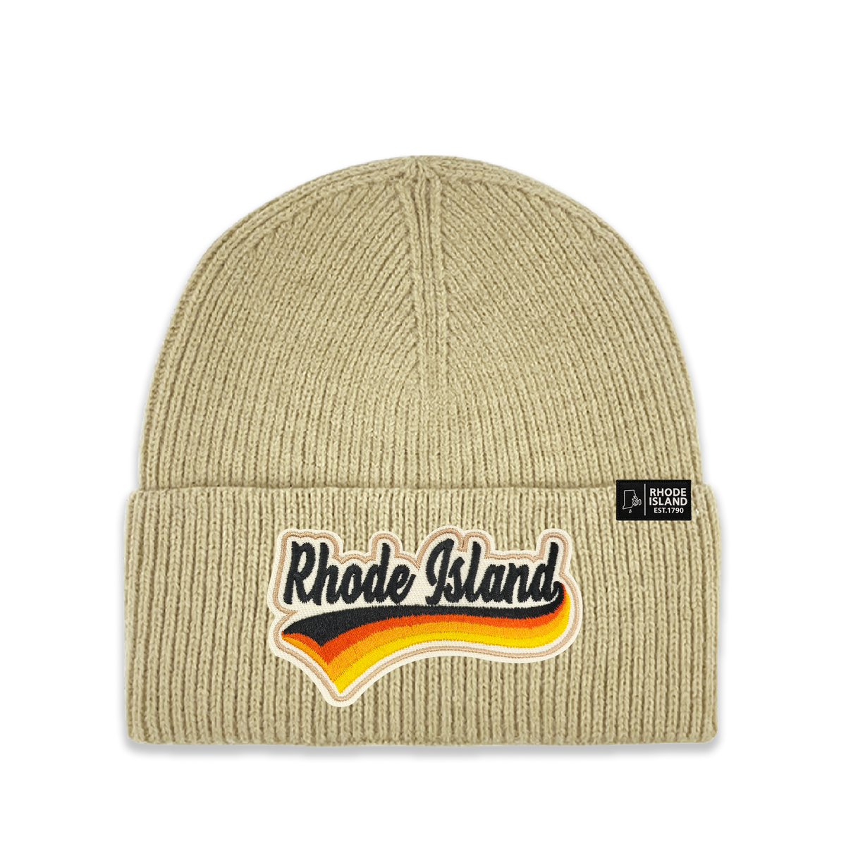 Rhode Island Heritage Knit Beanie | Retro State Winter Hat