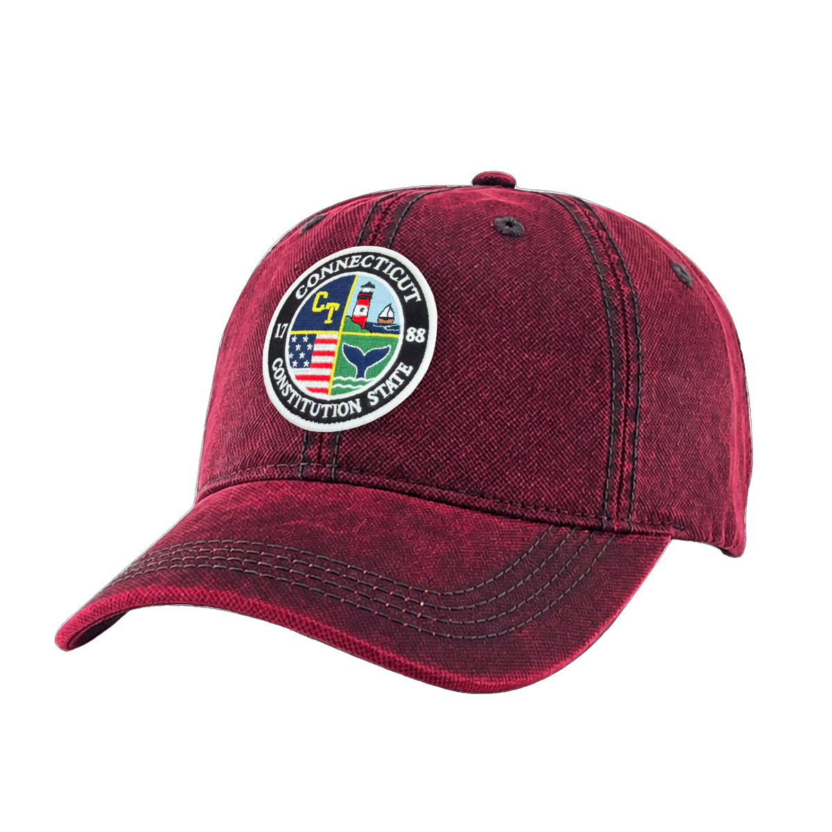 Connecticut Heritage Oilskin Washed Cap | Vintage Outdoor Baseball Hat