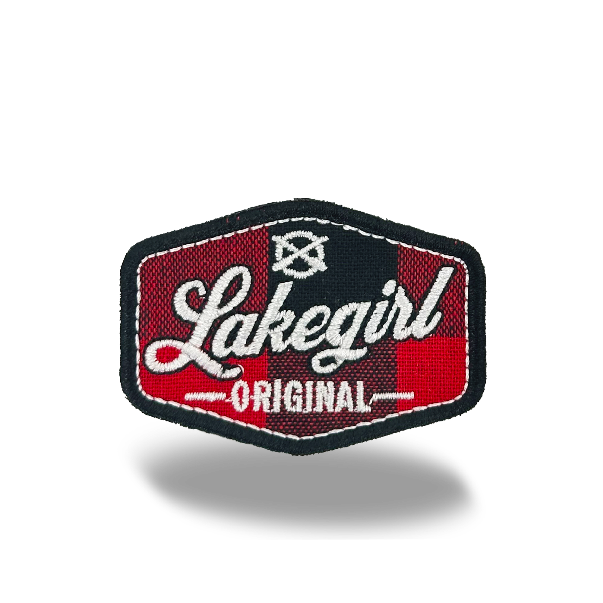 Lakegirl Original Embroidered Iron On Embroidery Patch