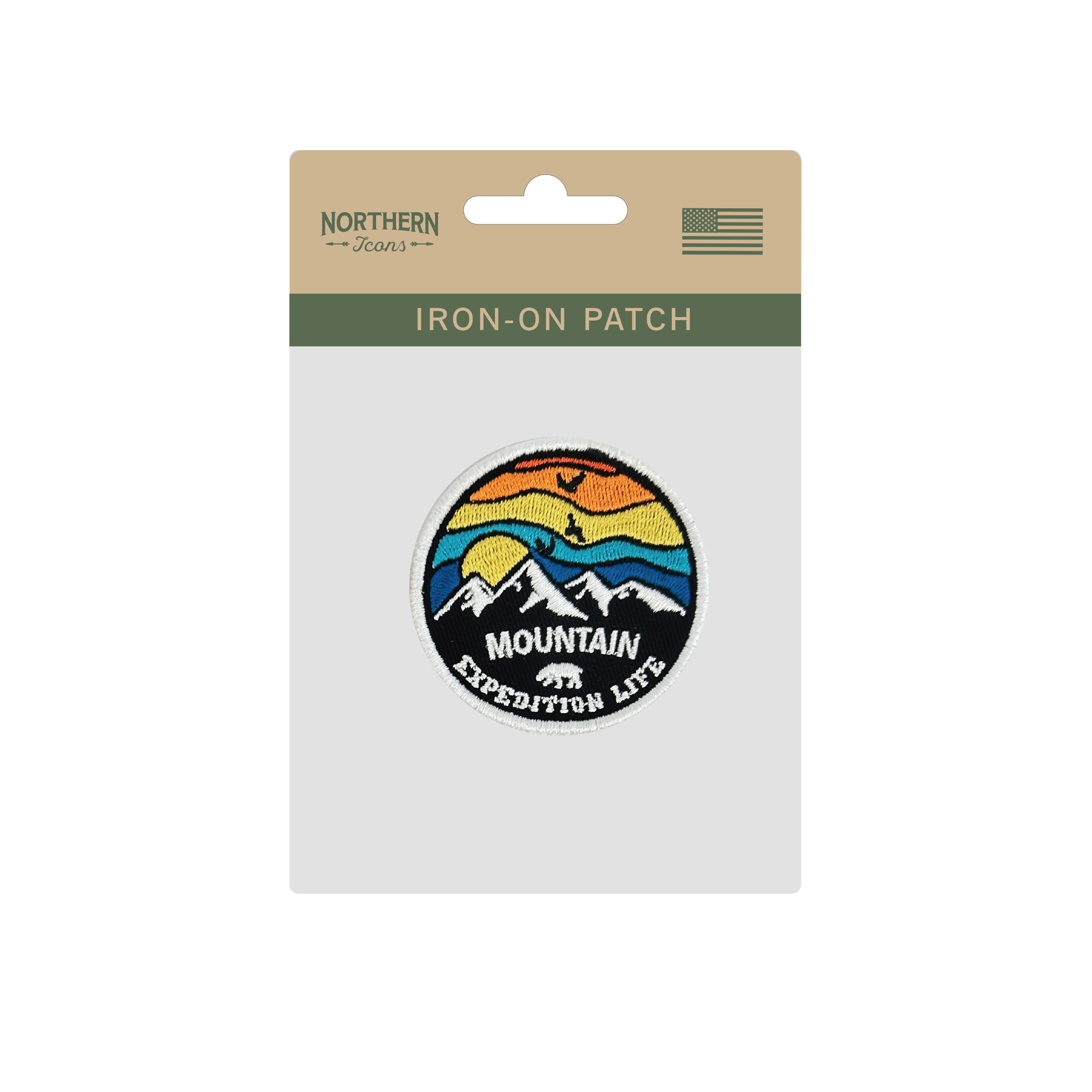 Mountain Expedition Life Iron On Embroidery Patch