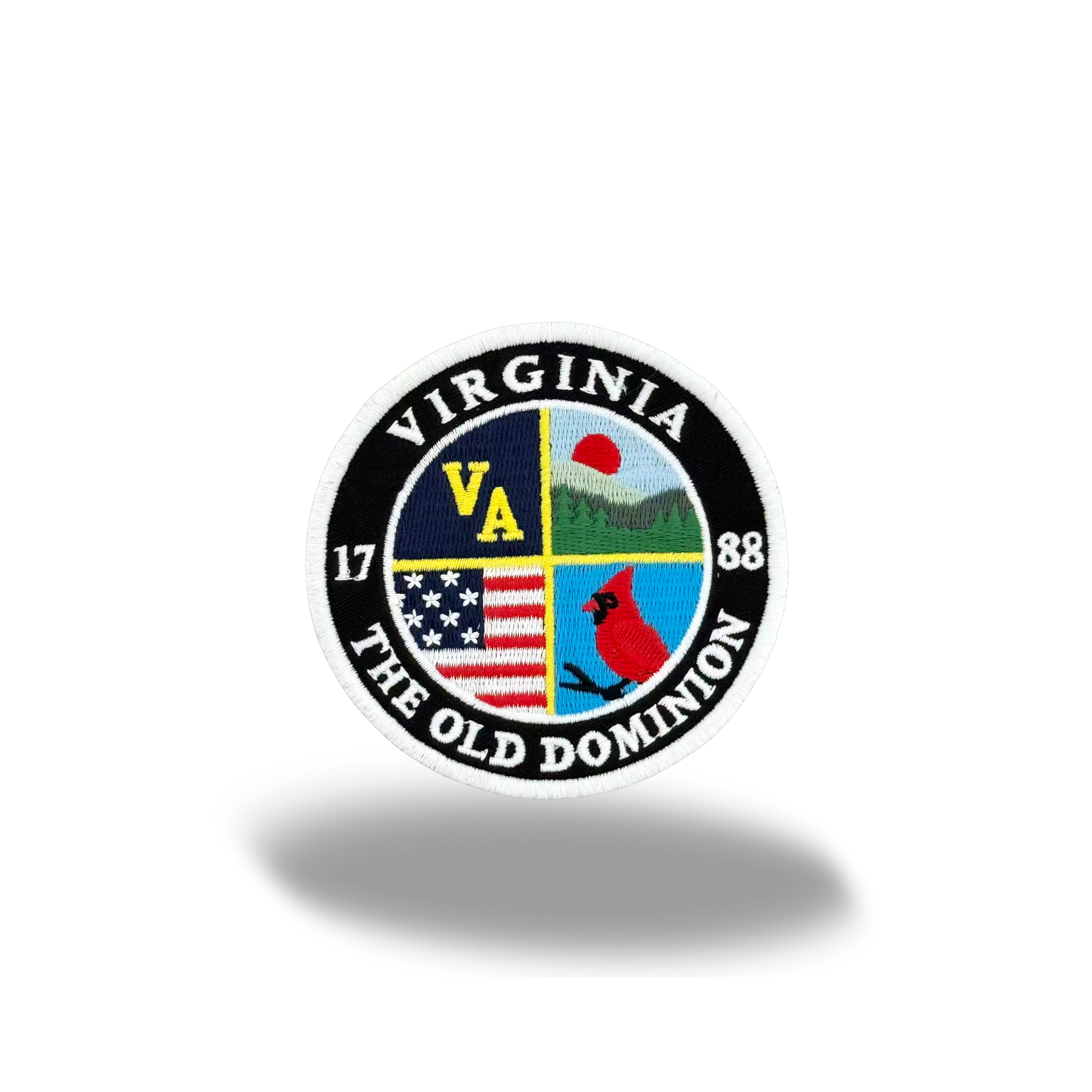 Virginia State Embroidered Iron-On Patch – Old Dominion Travel Souvenir Badge