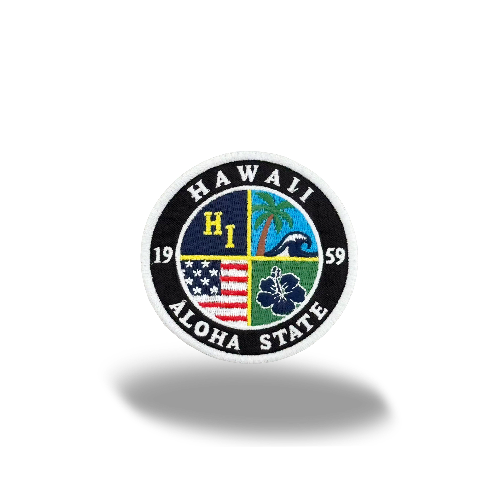 Hawaii Aloha State Embroidered Patch Tropical Island Travel Souvenir Badge