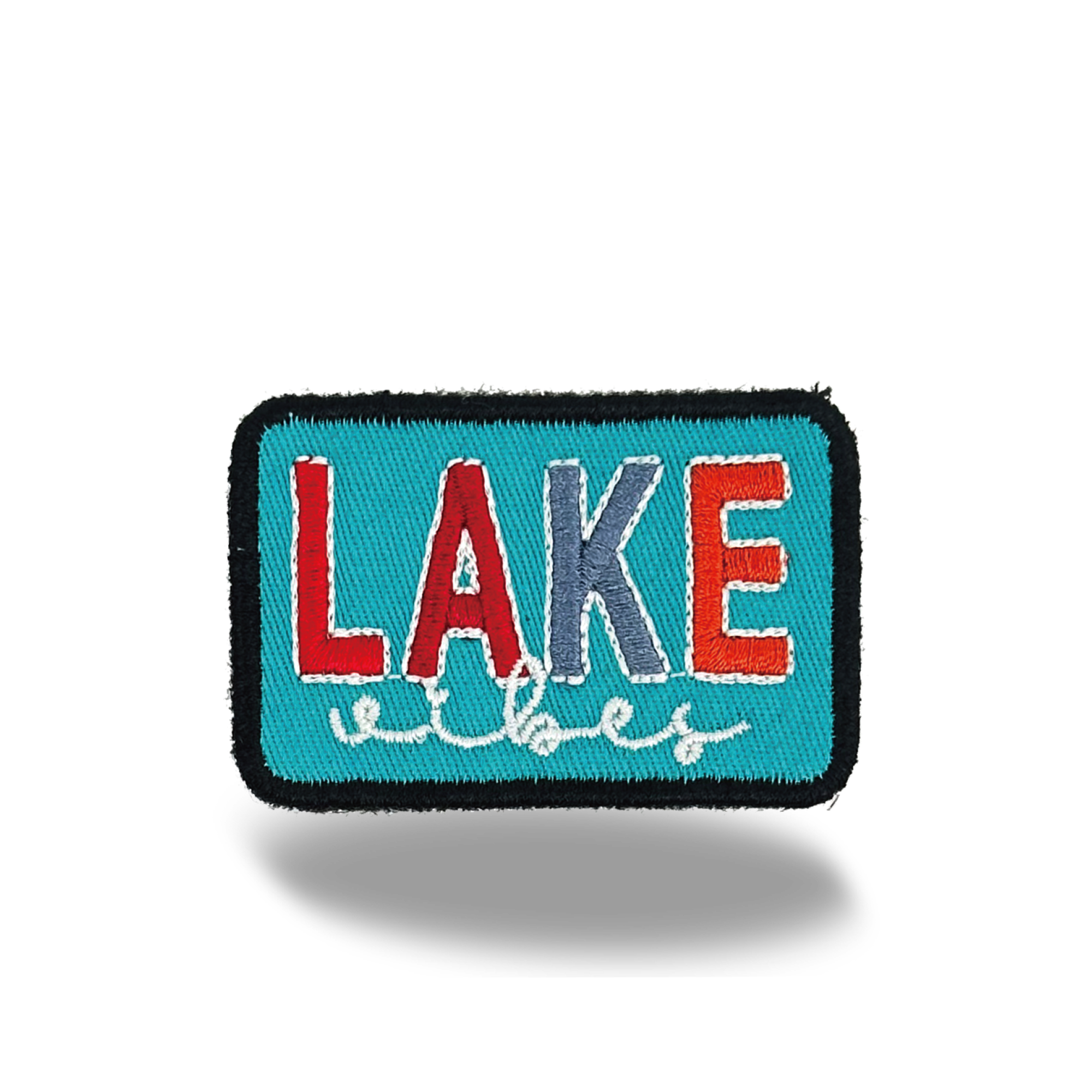 Lake Vibes Iron On Embroidery Patch