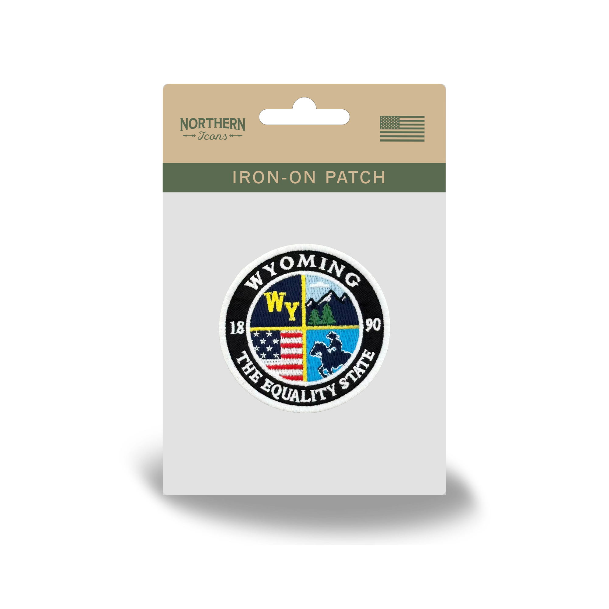 Wyoming The Equality State Embroidered Patch