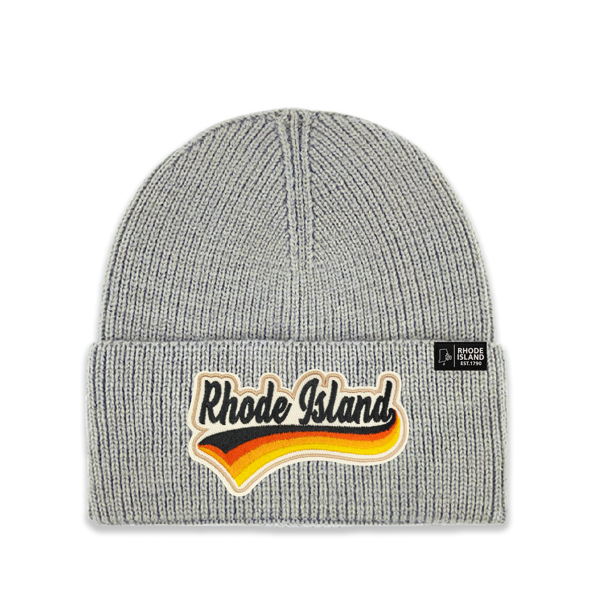 Rhode Island Heritage Knit Beanie | Retro State Winter Hat