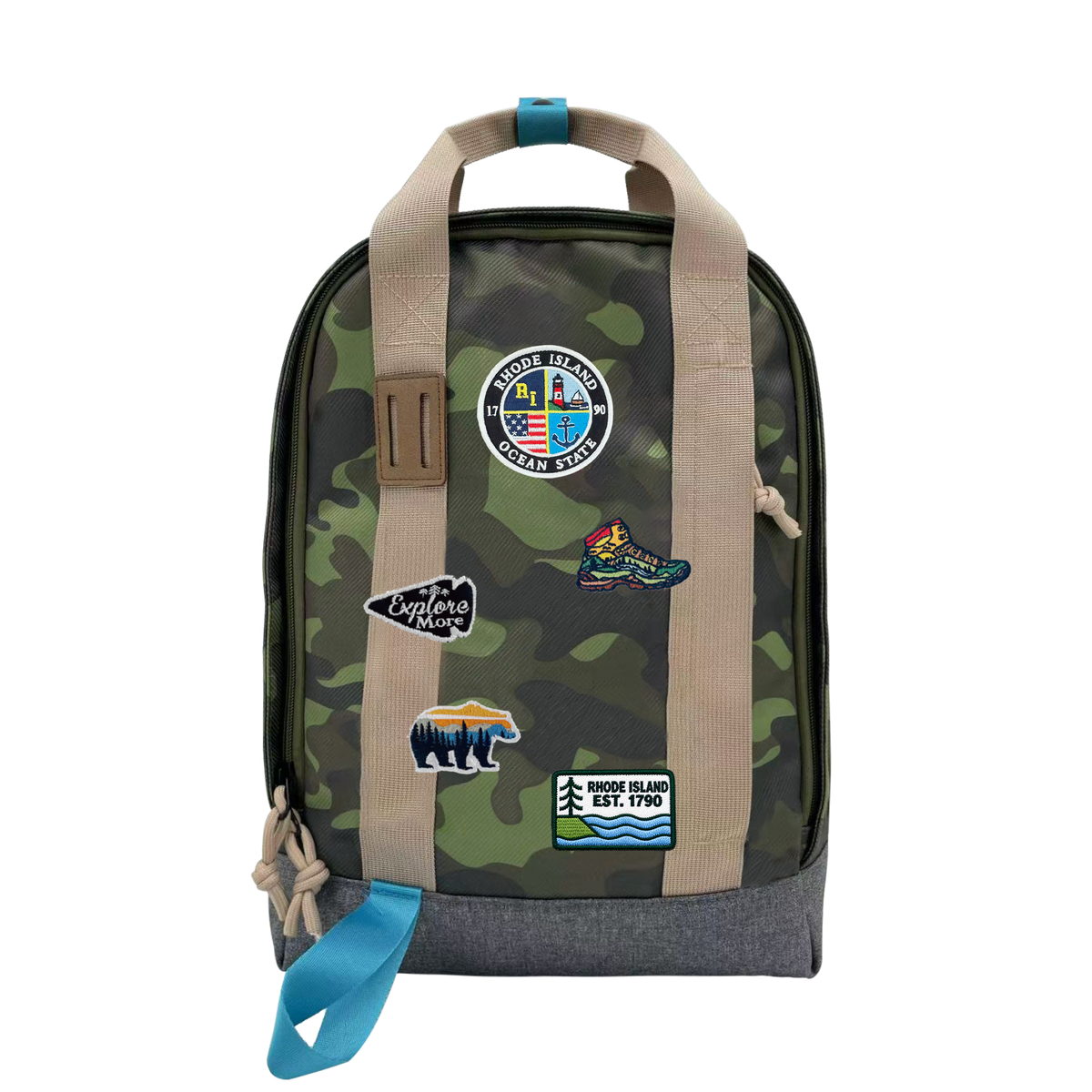 Rhode Island Adventure Laptop Backpack | Waterproof Outdoor Travel Bag