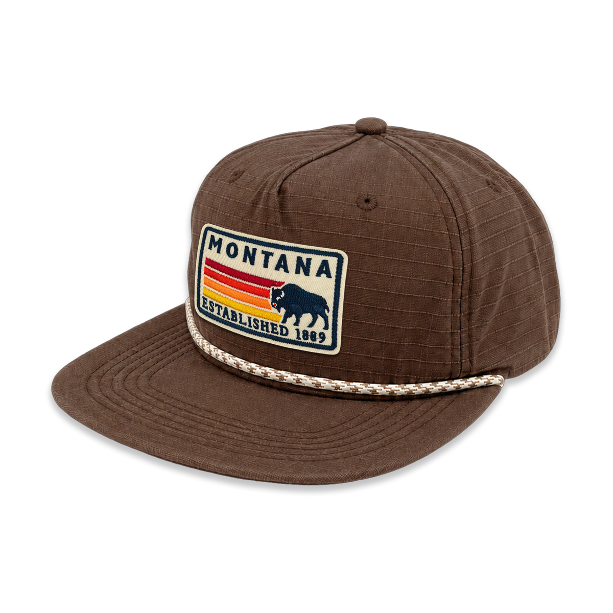 Montana Ripstop Flat Brim Rope Hat | Outdoor Adventure Hat