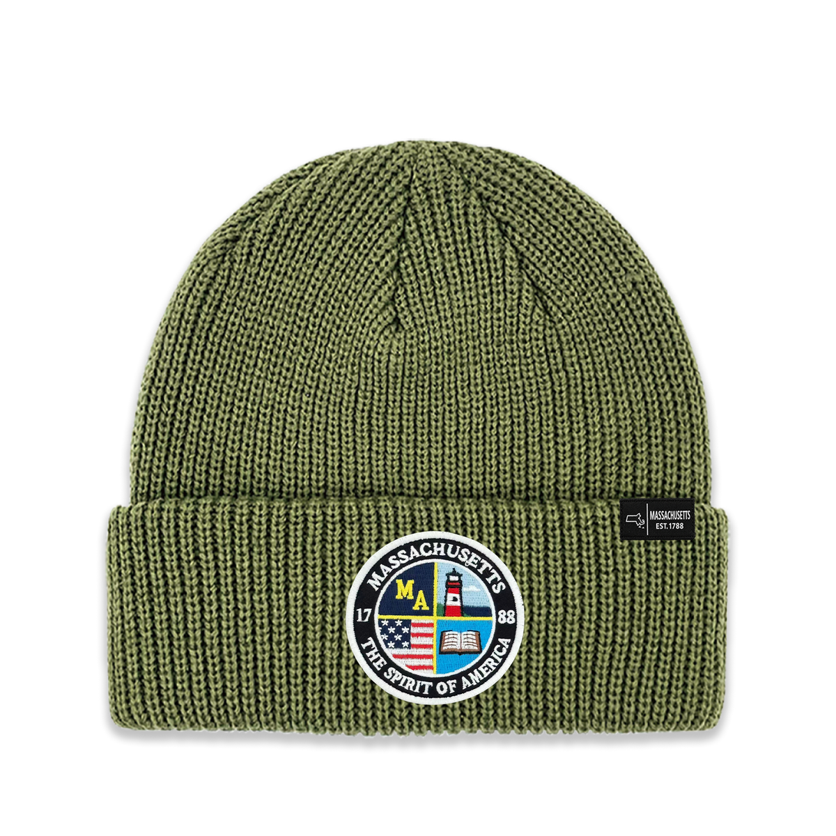 Massachusetts Heritage Arctic Knit Beanie - Classic State Winter Hat