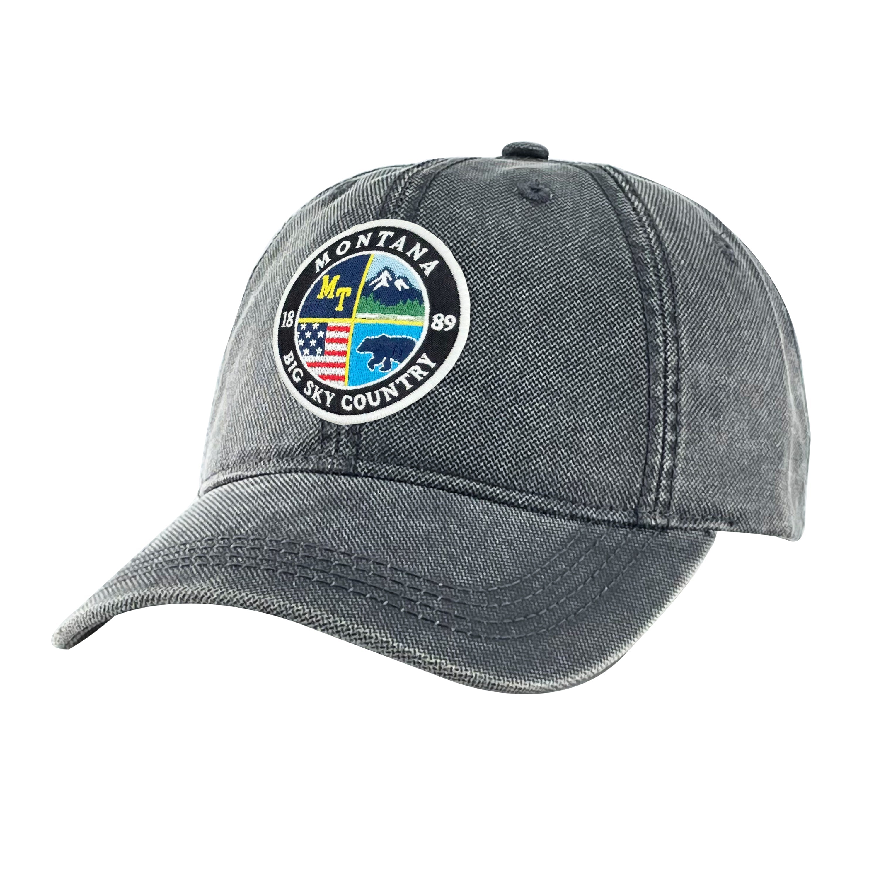 Montana Vintage Patch Baseball Cap ¨C Outdoor Adventure Hat for Travel & Everyday Wear