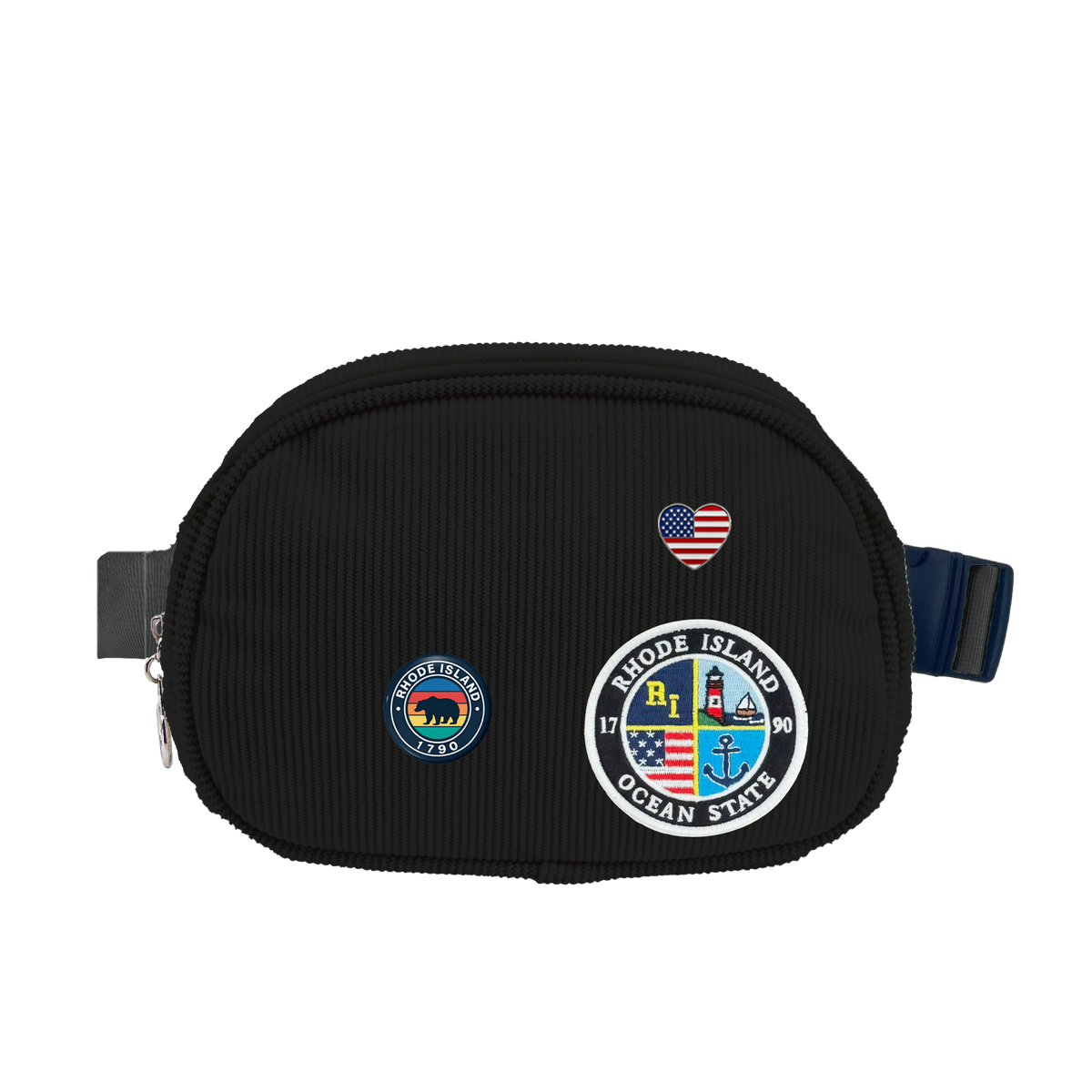 Rhode Island Corduroy Belt Bag | Lightweight Travel Crossbody Waist Bag