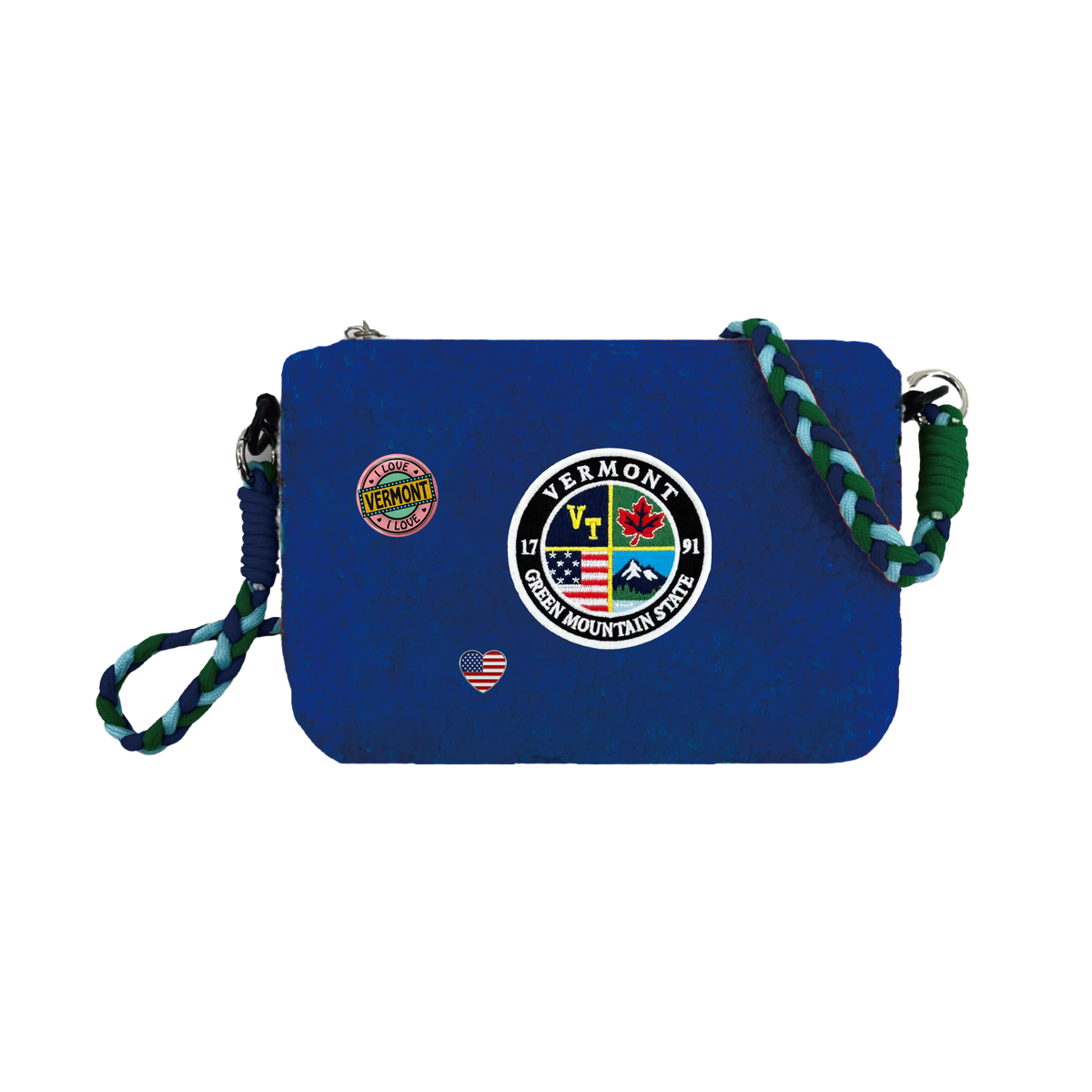 Vermont Sherpa Wallet Sling Bag | Cozy Fleece Mini Crossbody Bag