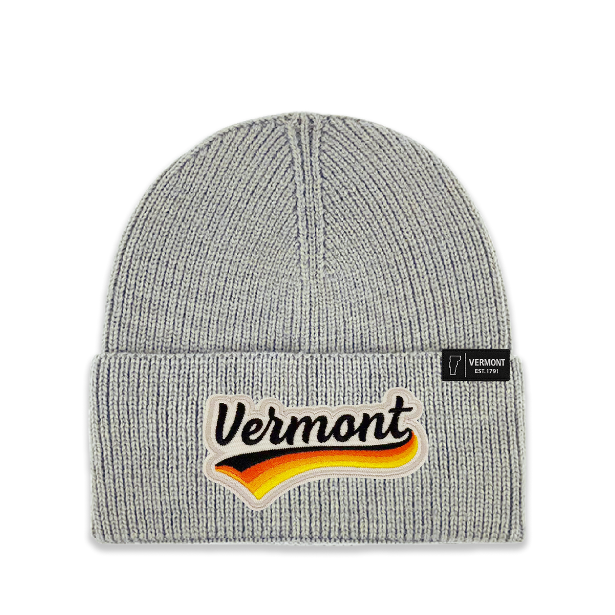 Vermont Patch Beanie | Embroidered State Winter Hat