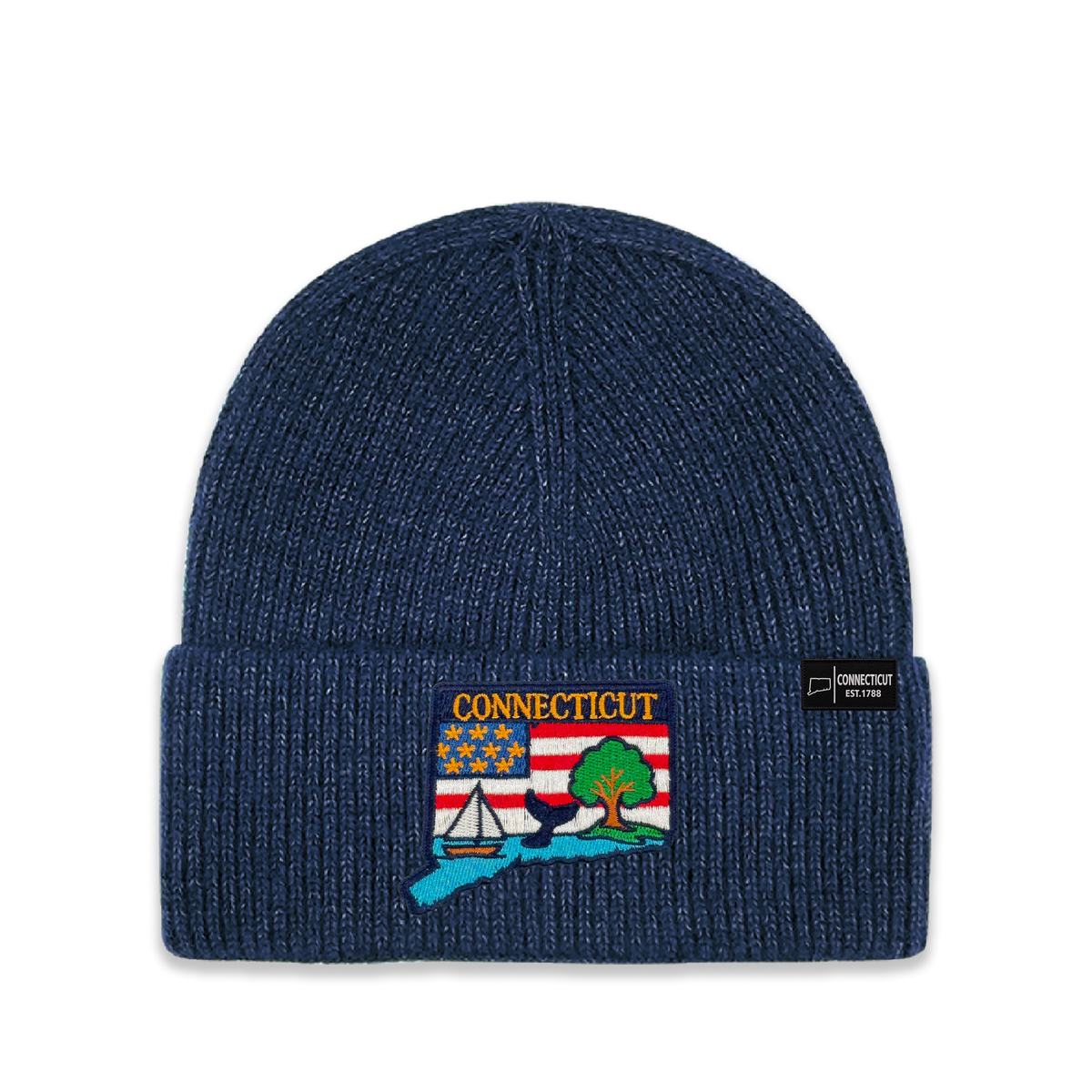 Connecticut Heritage Knit Beanie | Classic State Winter Hat