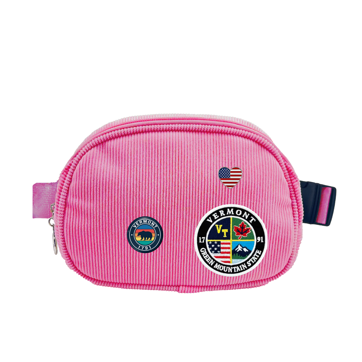 Vermont Corduroy Belt Bag | Adjustable Travel Waist & Crossbody Bag
