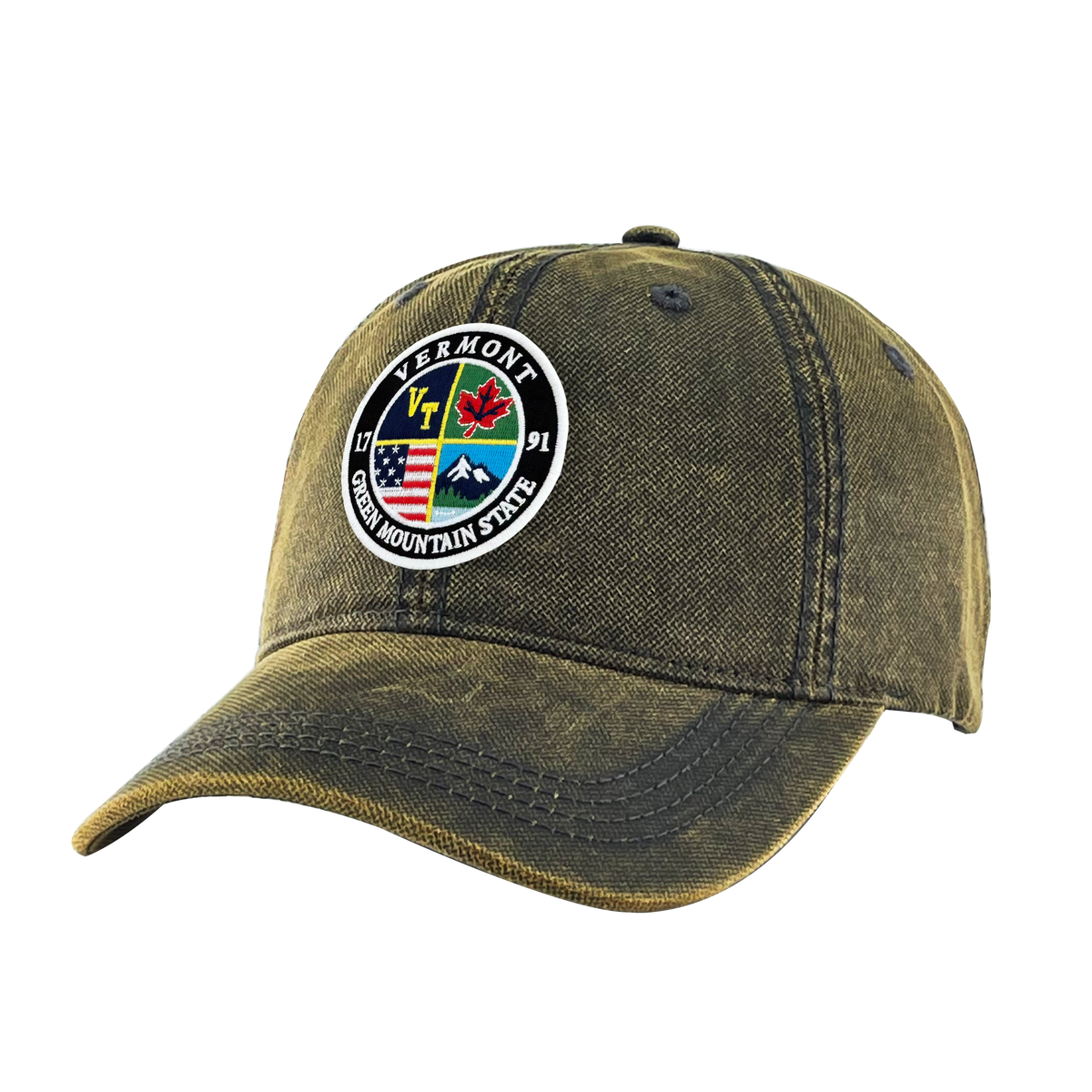 Vermont Oilskin Washed Cap | Vintage Outdoor Baseball Hat