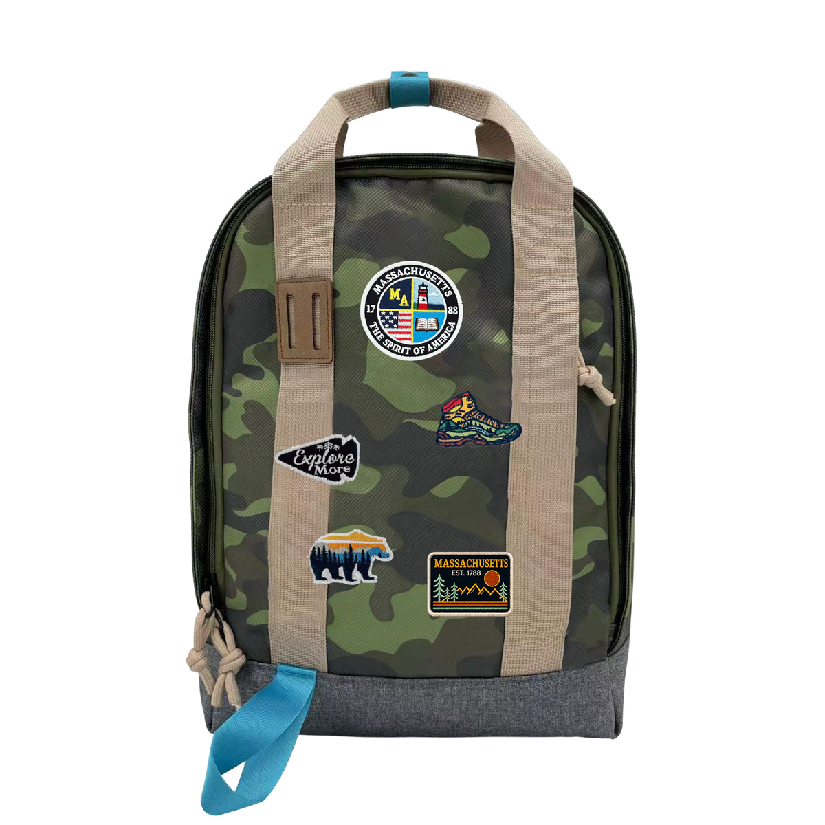 Massachusetts Outdoor Laptop Backpack | Waterproof Travel Backpack