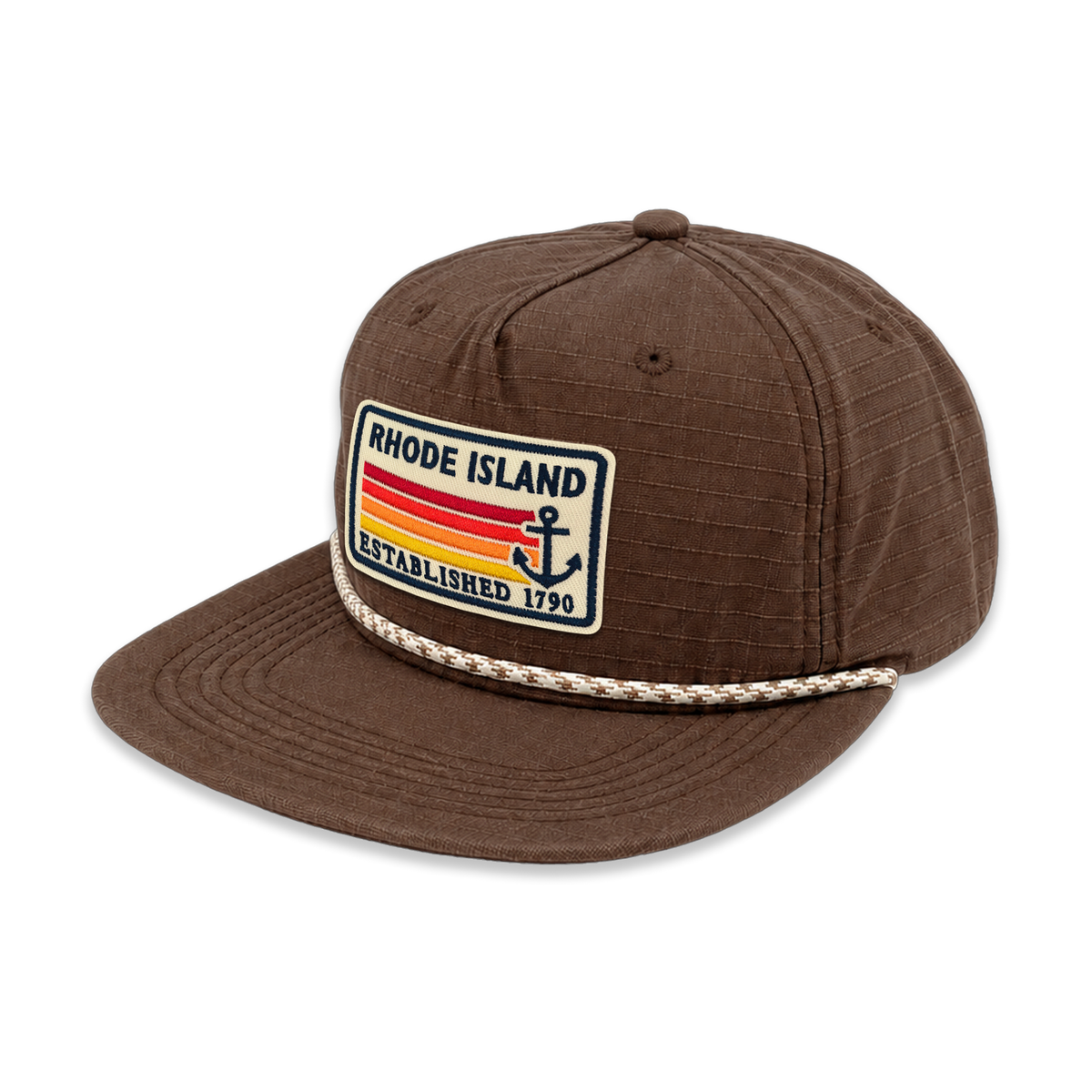 Rhode Island Ripstop Flat Brim Rope Cap | Vintage Outdoor Hat