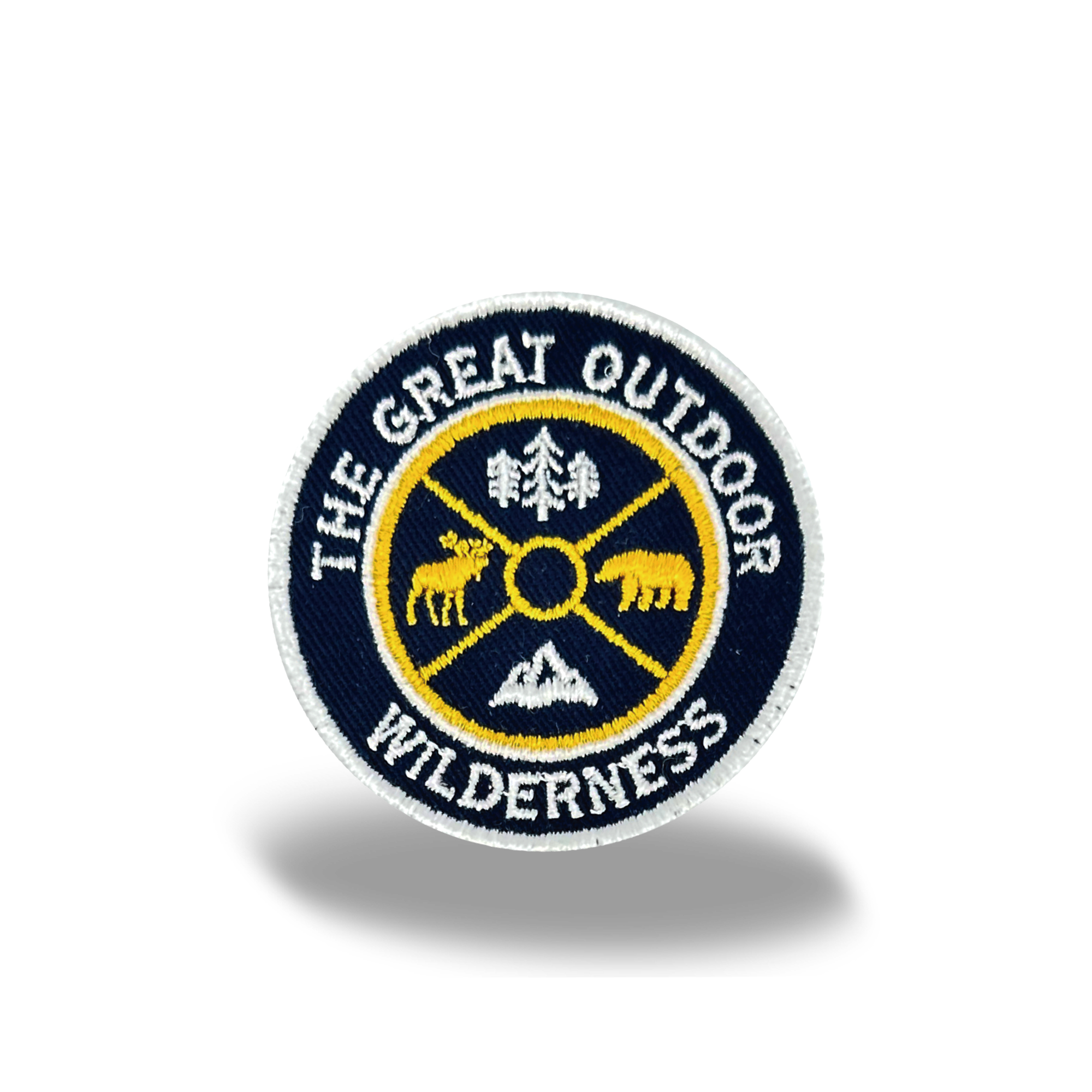 The Great Outdoor Wilderness Iron On Embroidery Patch