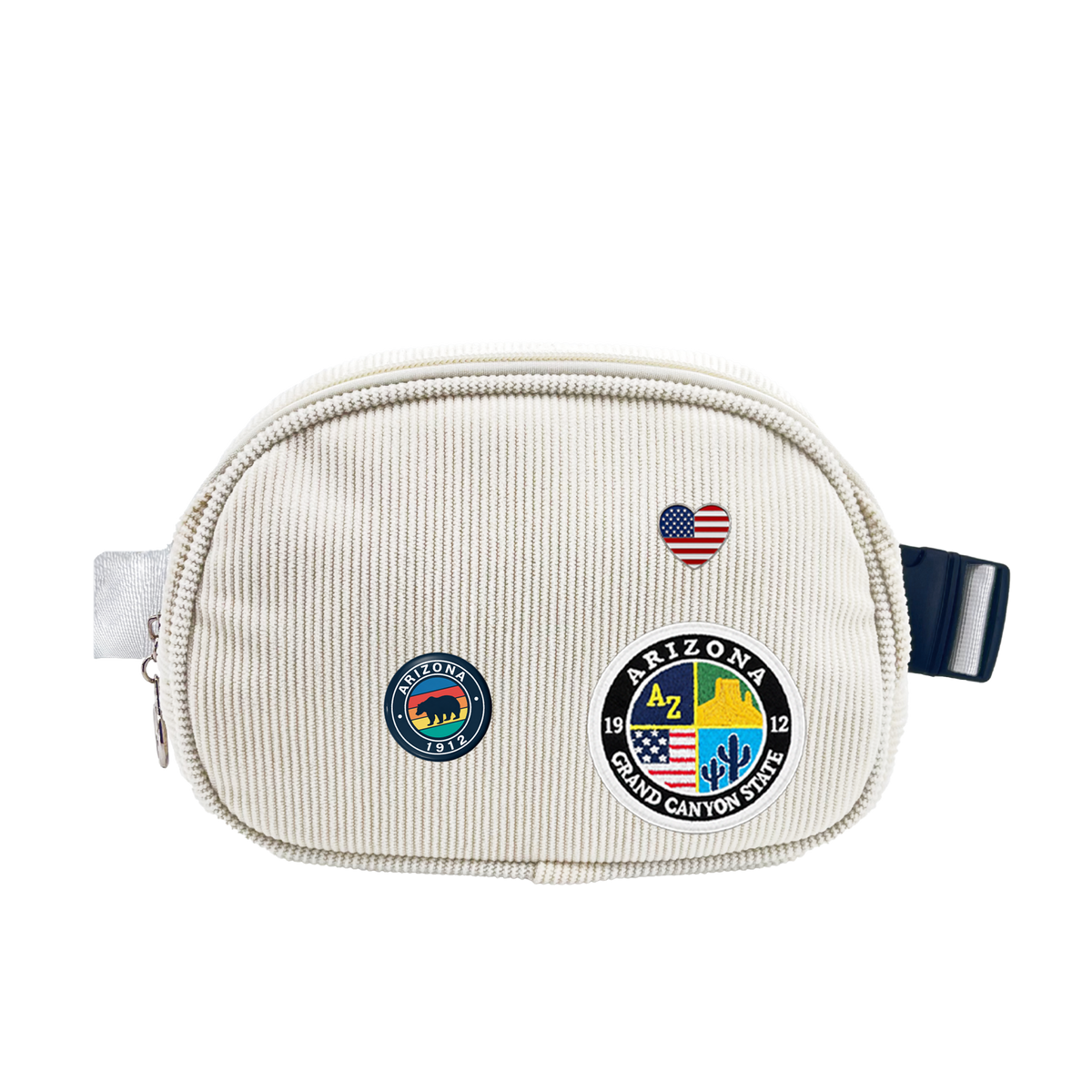 Arizona Corduroy Belt Bag | Lightweight Travel Crossbody Waist Bag