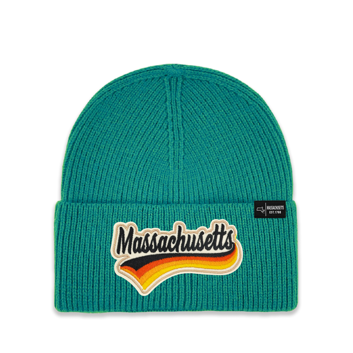 Massachusetts Vintage Heritage Knit Beanie - Classic State Winter Hat