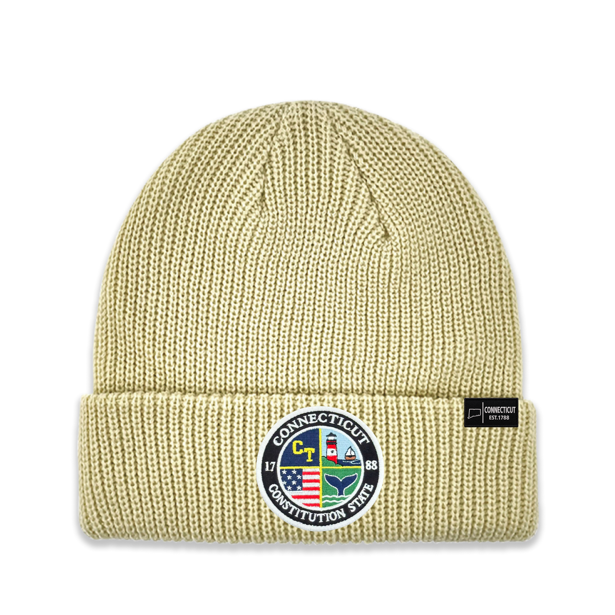 Connecticut Heritage Arctic Knit Beanie | Classic State Winter Hat