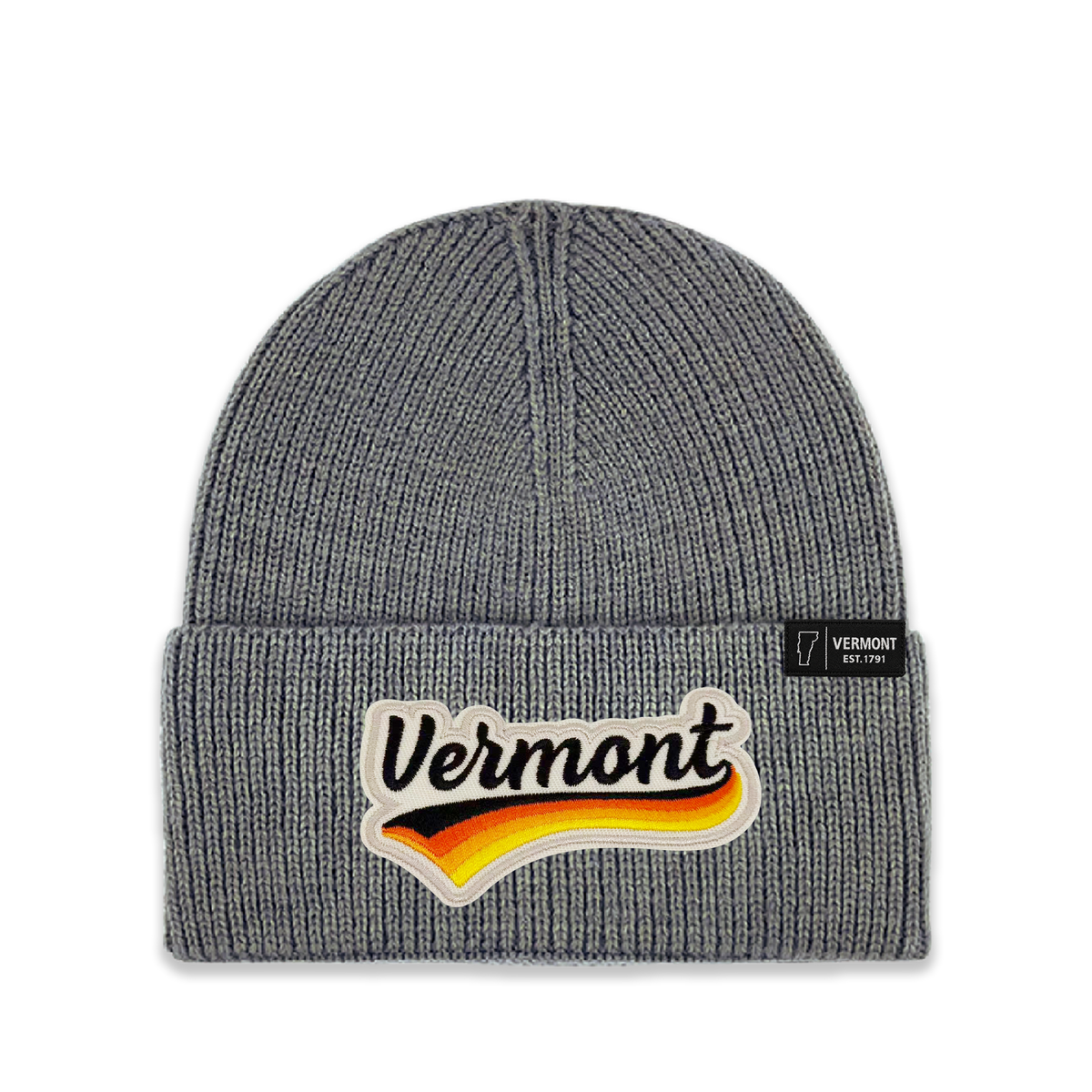 Vermont Patch Beanie | Embroidered State Winter Hat