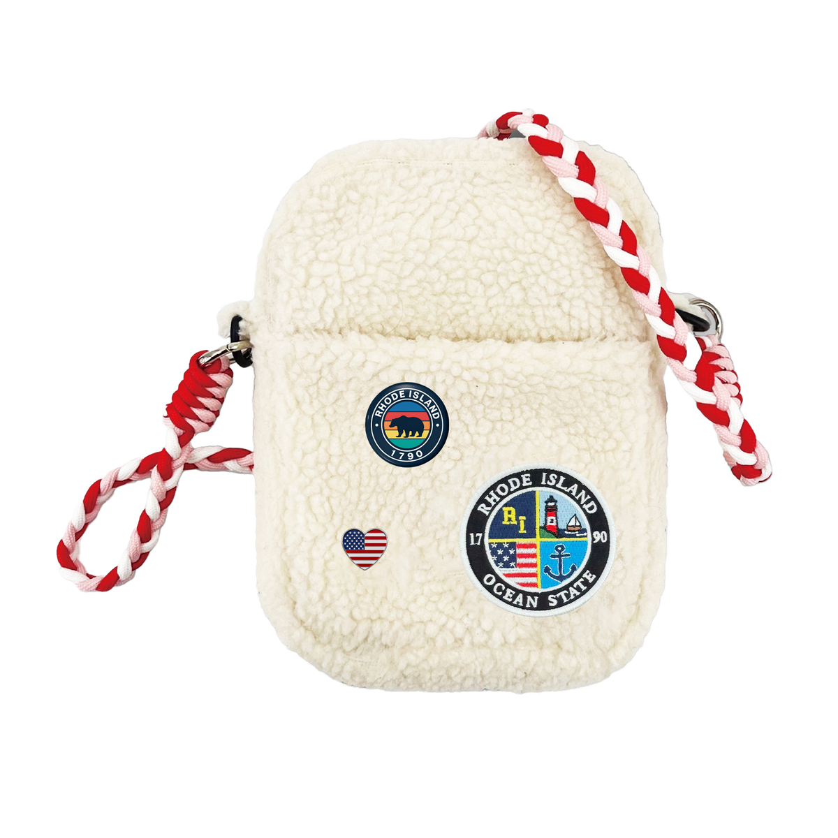 Rhode Island Sherpa Mini Crossbody Bag | Cozy Travel Shoulder Bag
