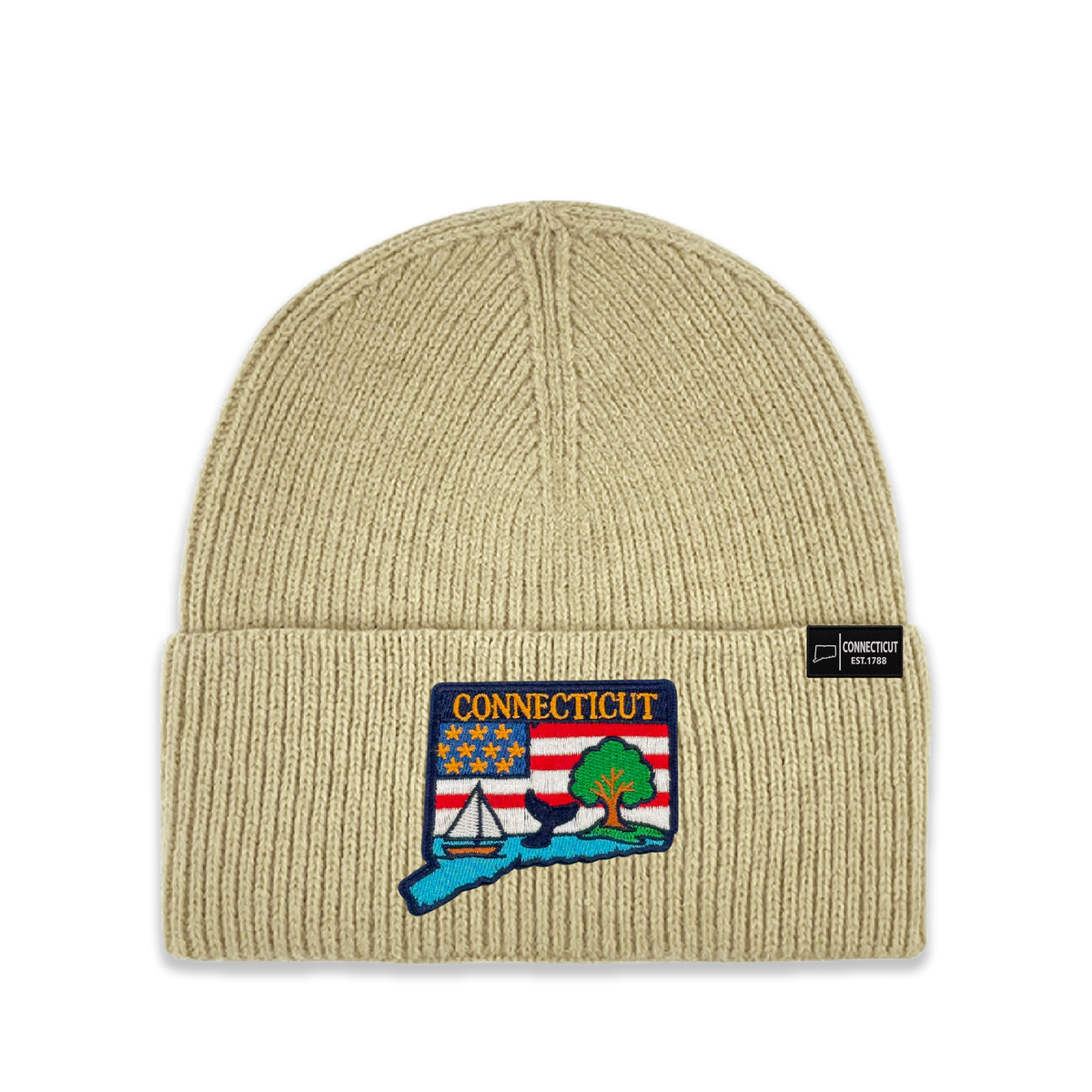 Connecticut Heritage Knit Beanie | Classic State Winter Hat