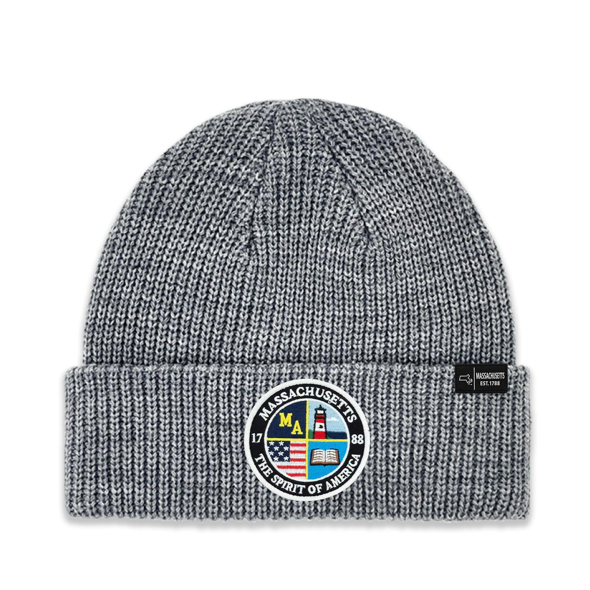 Massachusetts Heritage Arctic Knit Beanie - Classic State Winter Hat