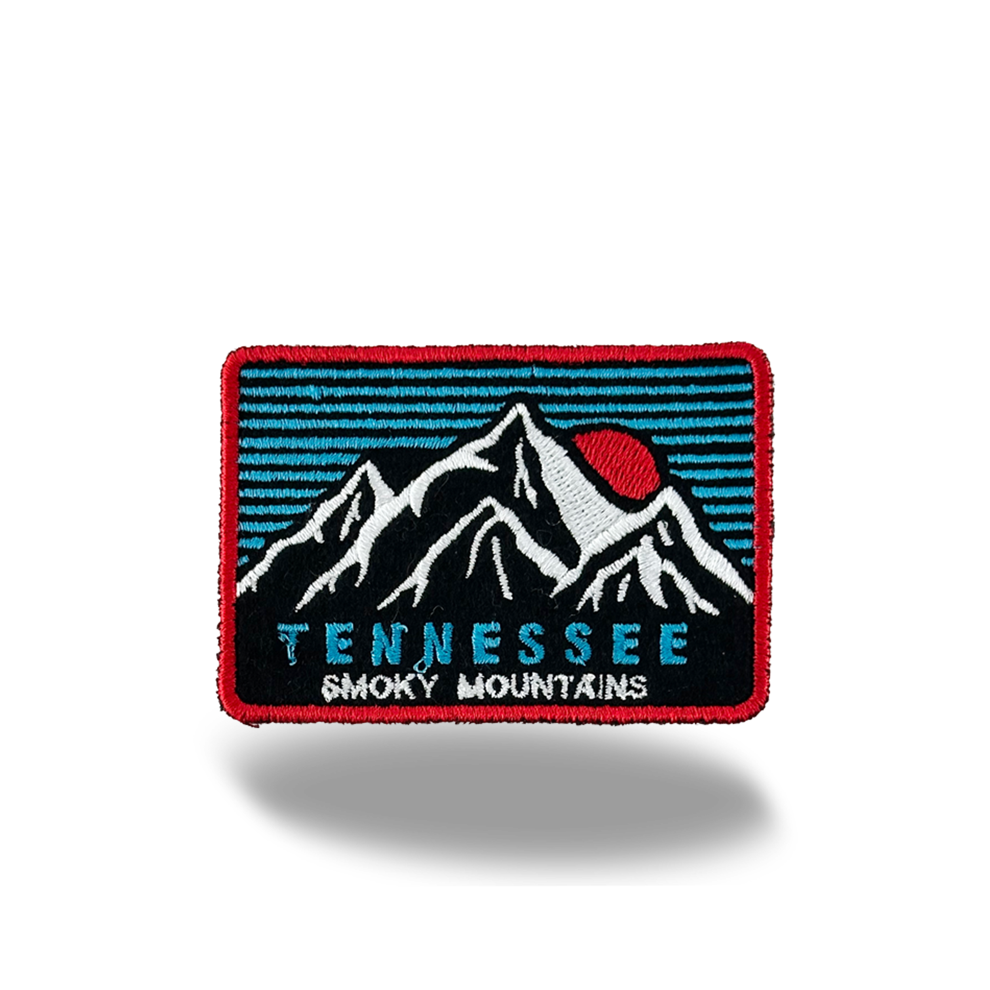Tennessee Smoky Mountains Embroidered Iron-On Patch