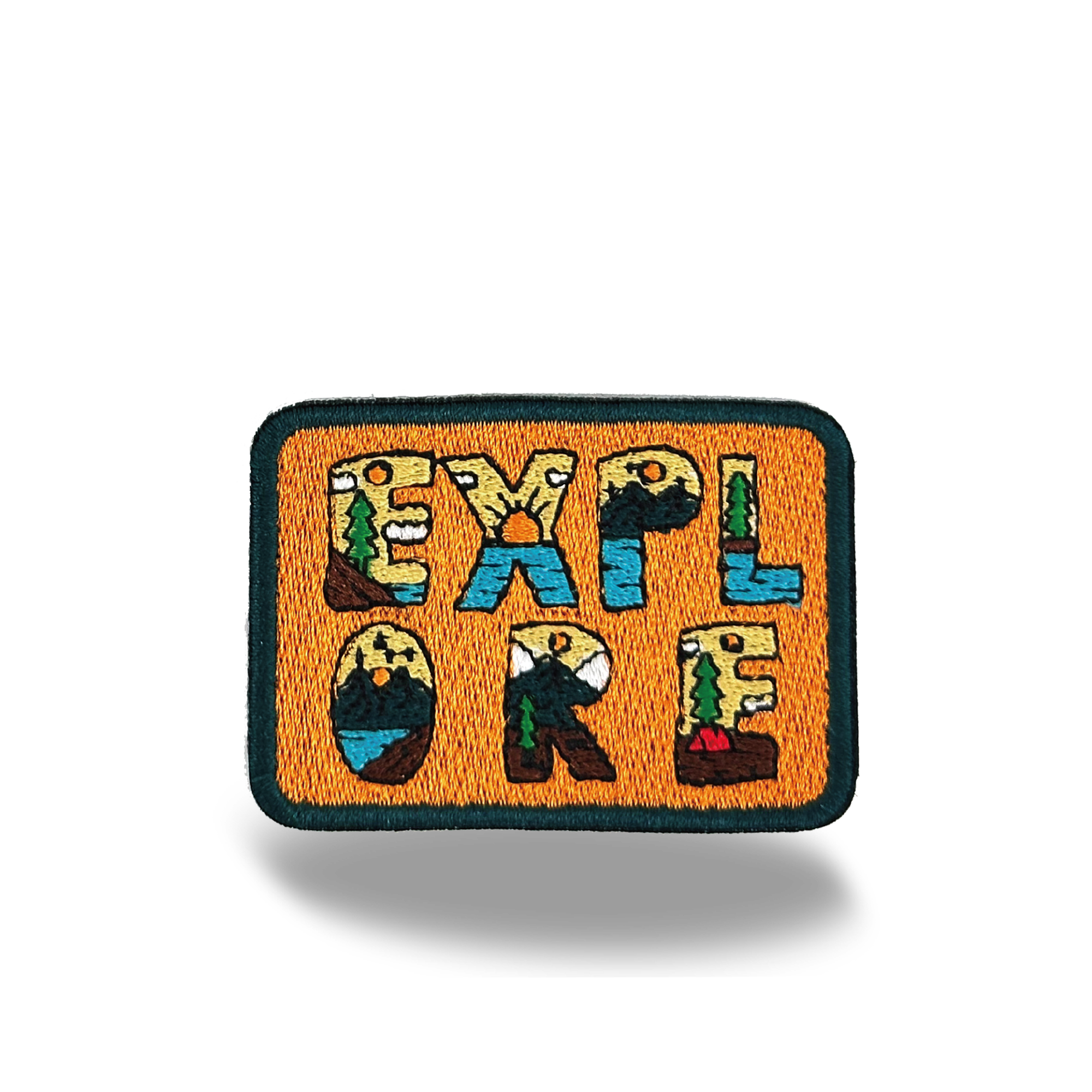 Explore Nature Iron On Embroidery Patch
