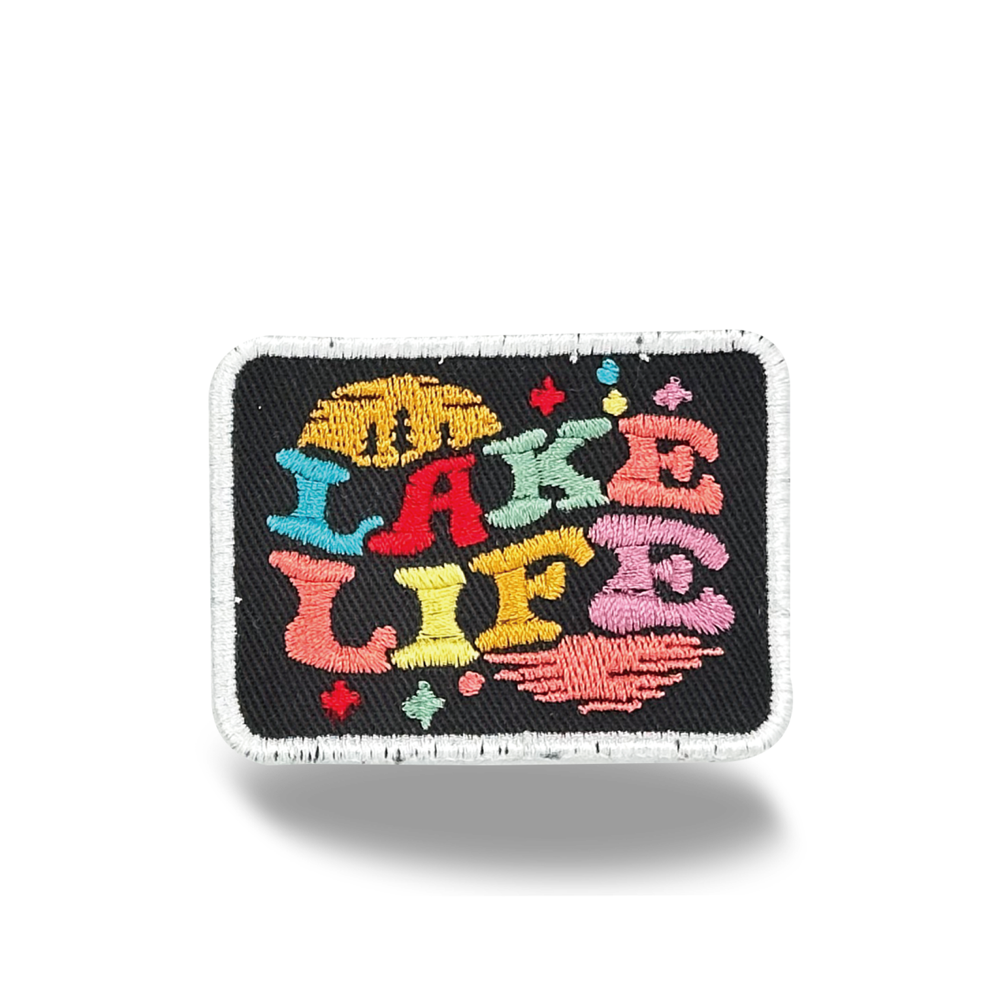 Lake Life Retro Iron On Embroidery Patch