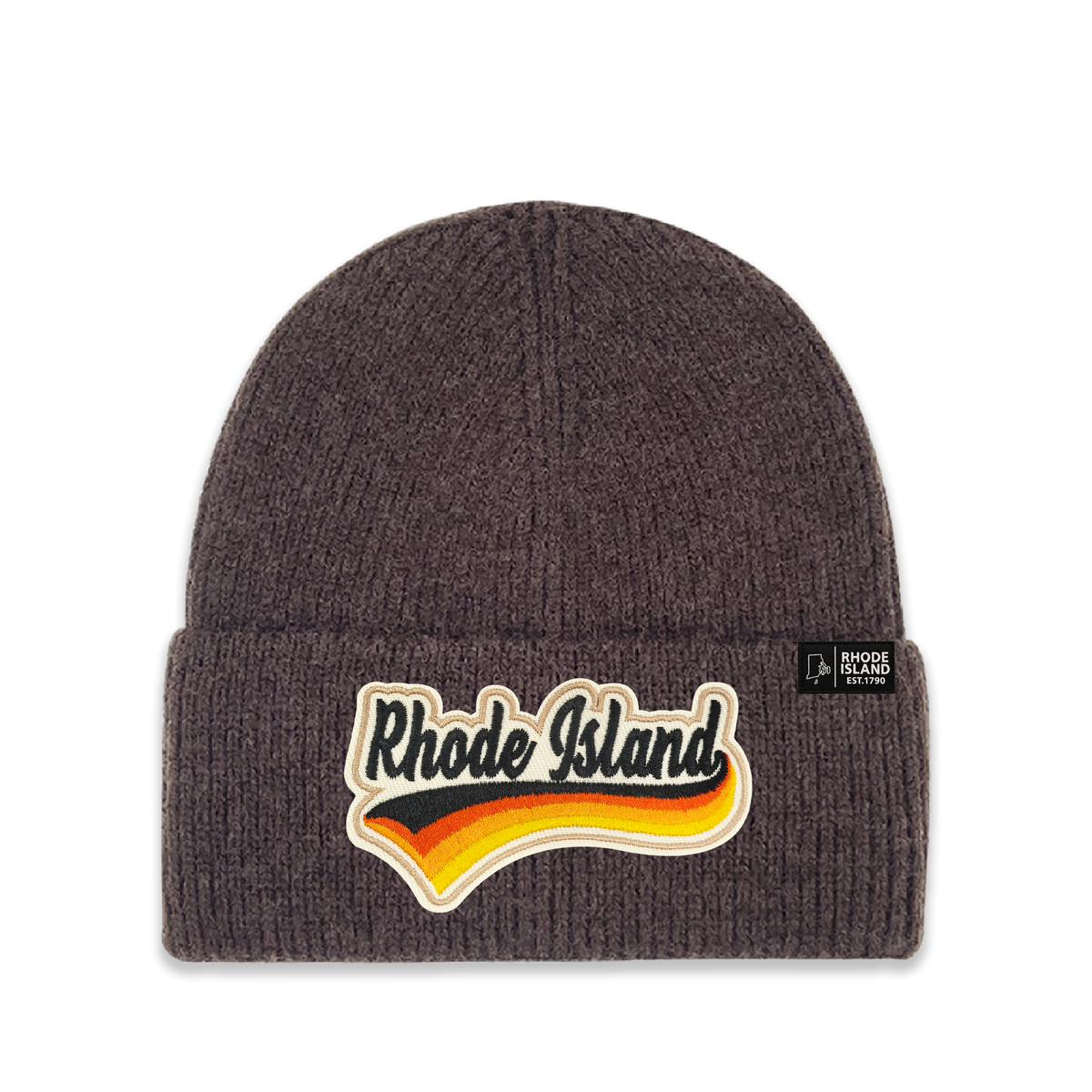 Rhode Island Heritage Knit Beanie | Retro State Winter Hat
