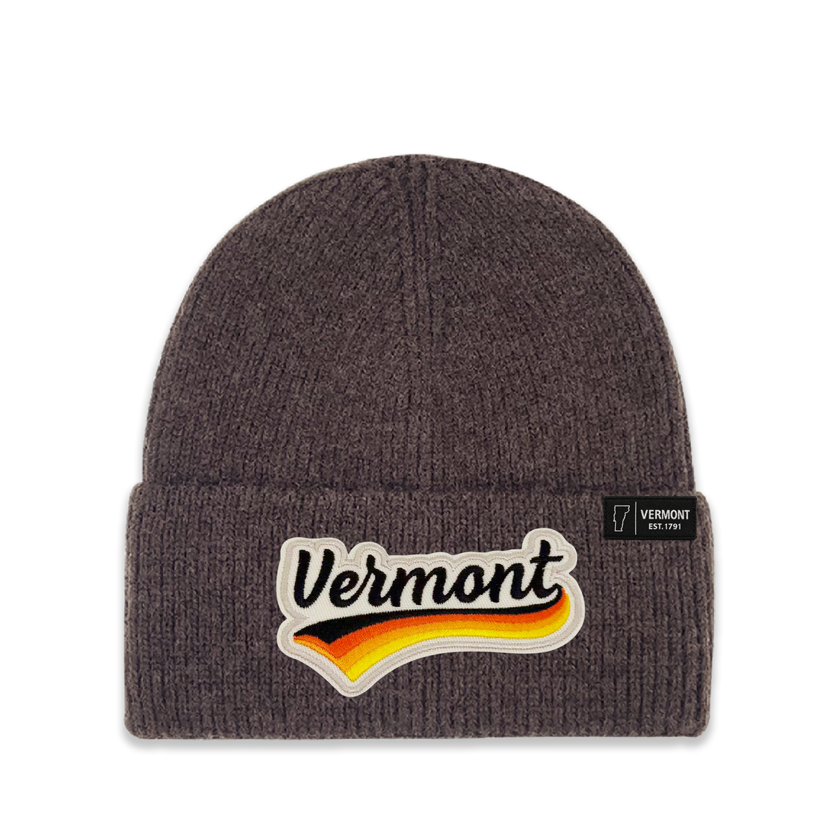 Vermont Patch Beanie | Embroidered State Winter Hat