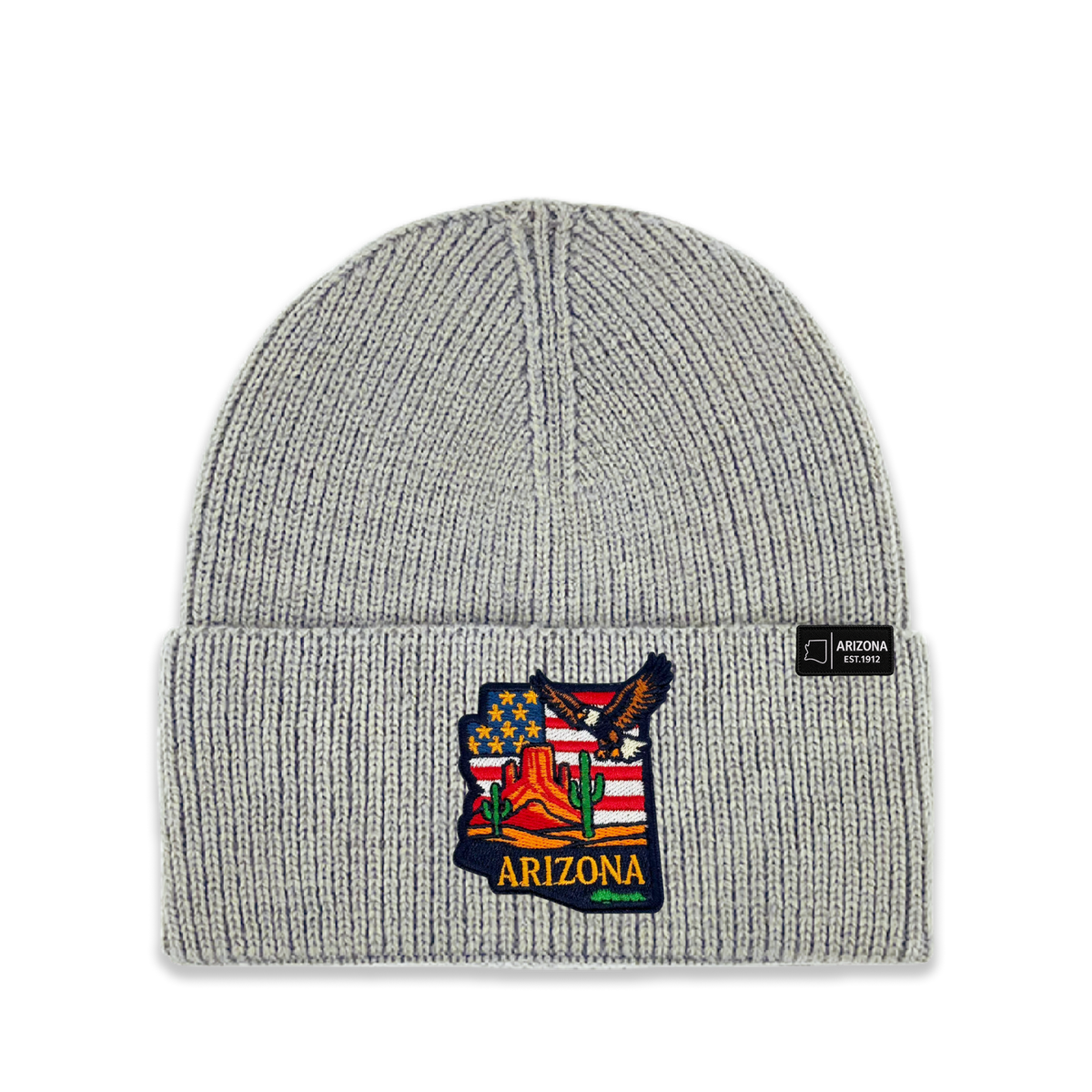 Arizona State Patch Beanie – Classic Acrylic Knit Winter Hat