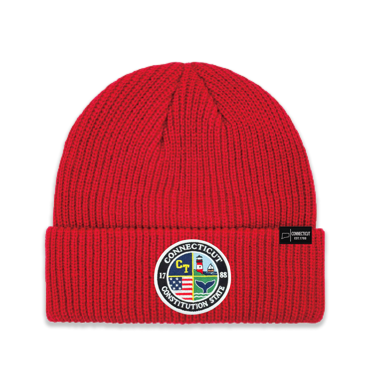 Connecticut Heritage Arctic Knit Beanie | Classic State Winter Hat